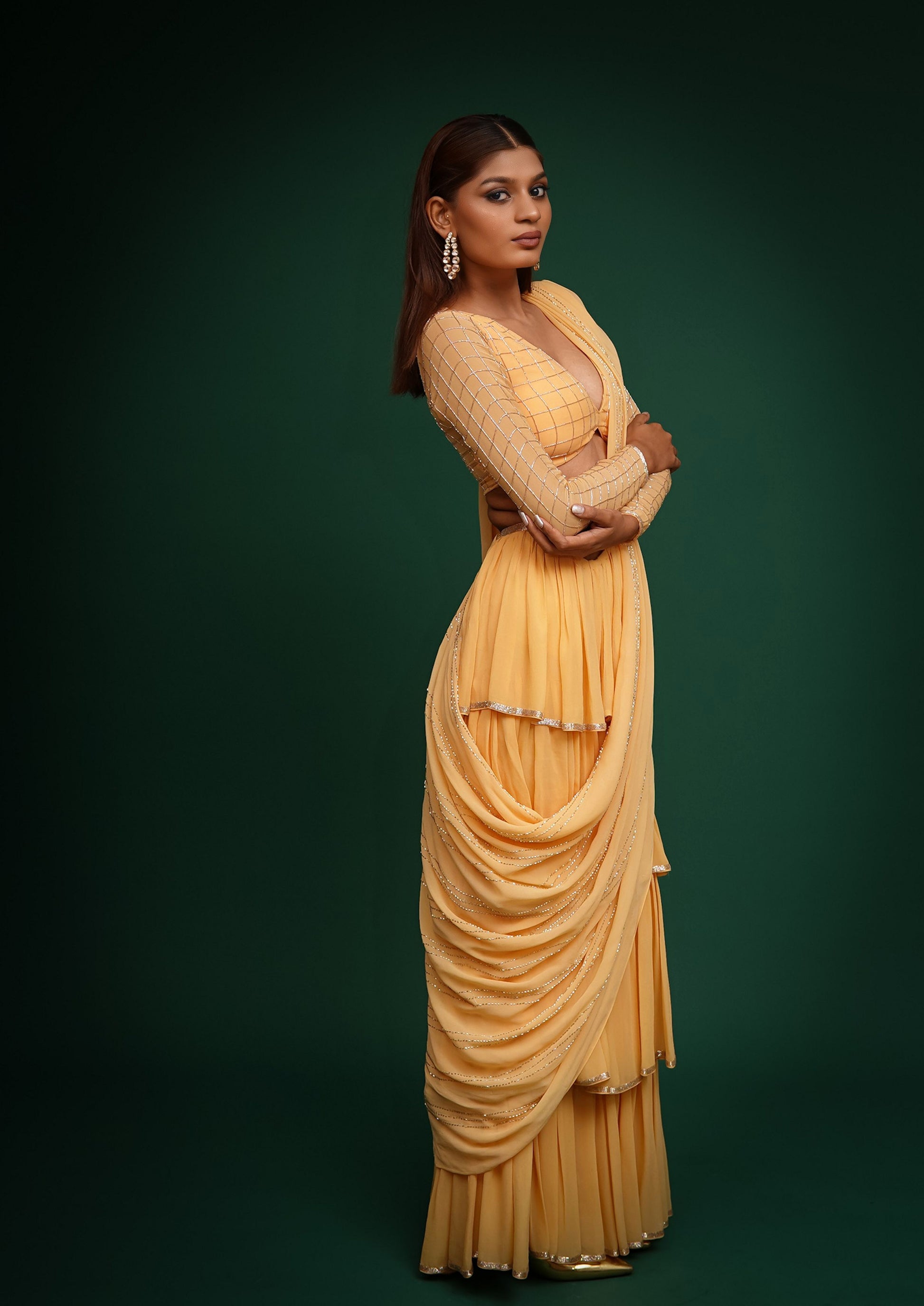 "Marigold Ruffles" 3-Piece Set