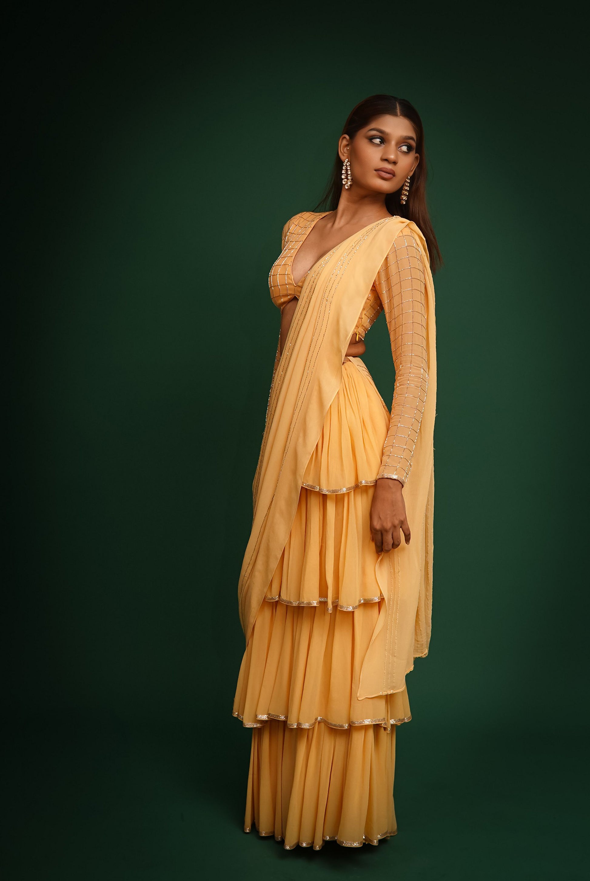 "Marigold Ruffles" 3-Piece Set