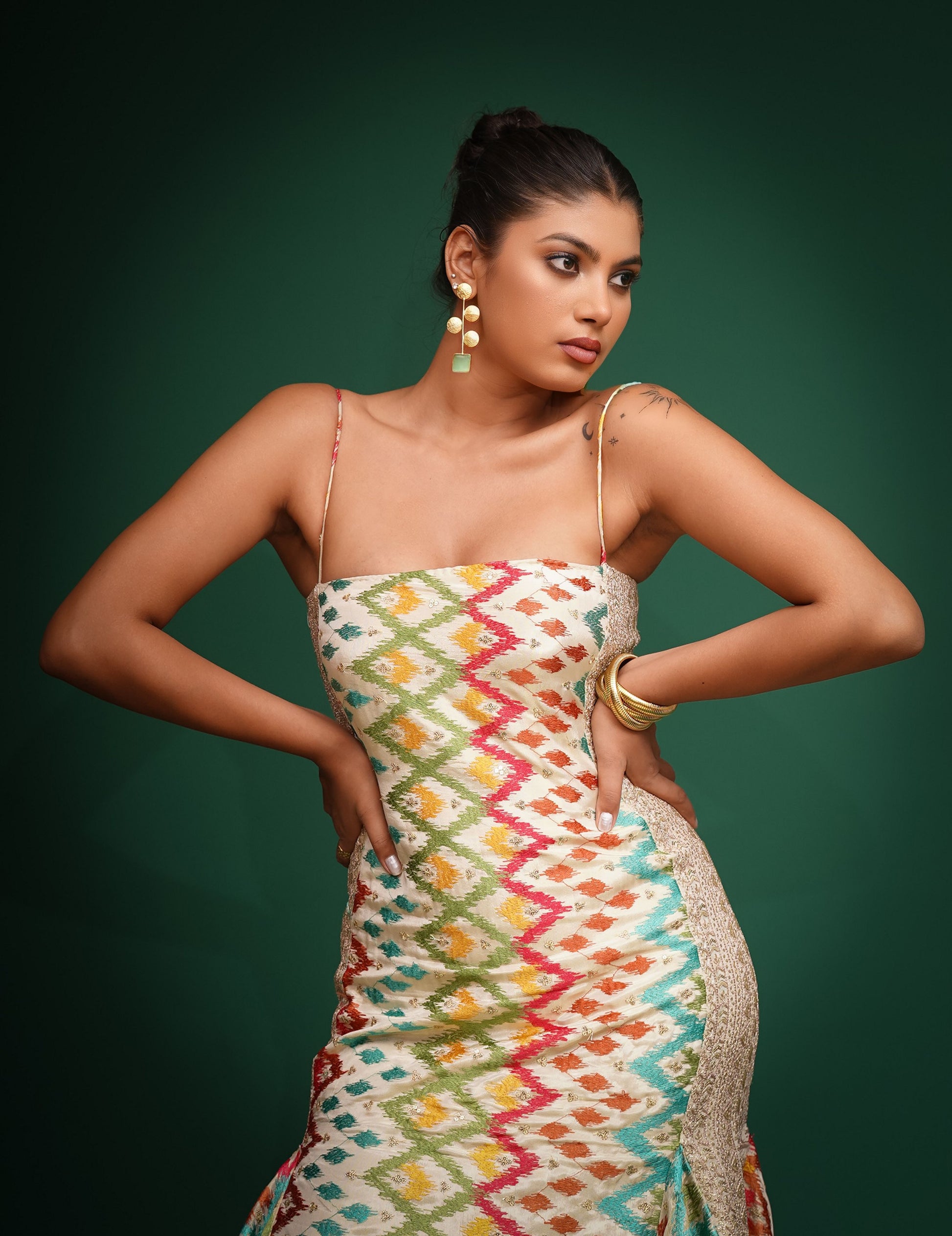 "Mudmee Ikat" Dress