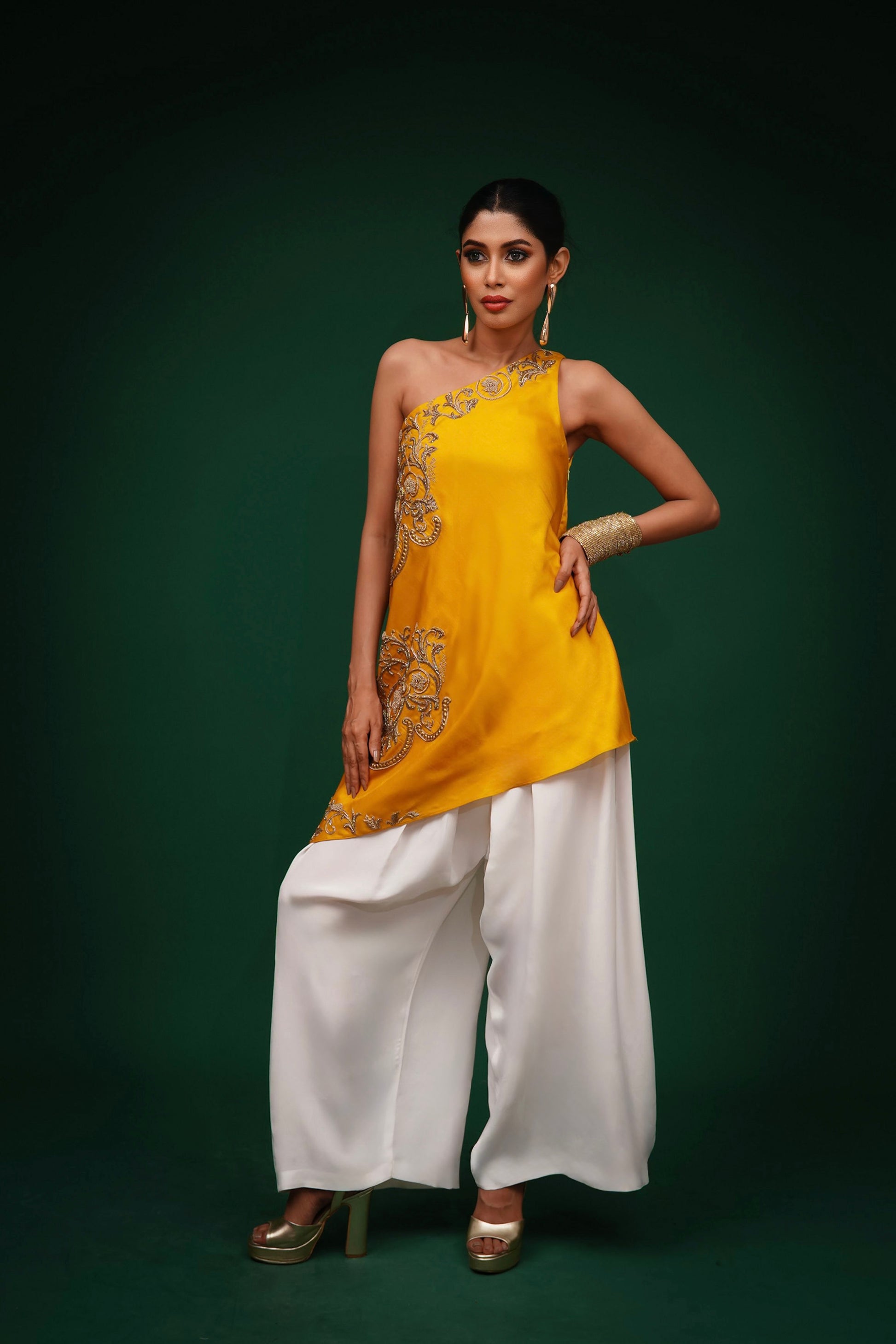 "Bleed Yellow" Kurta Set