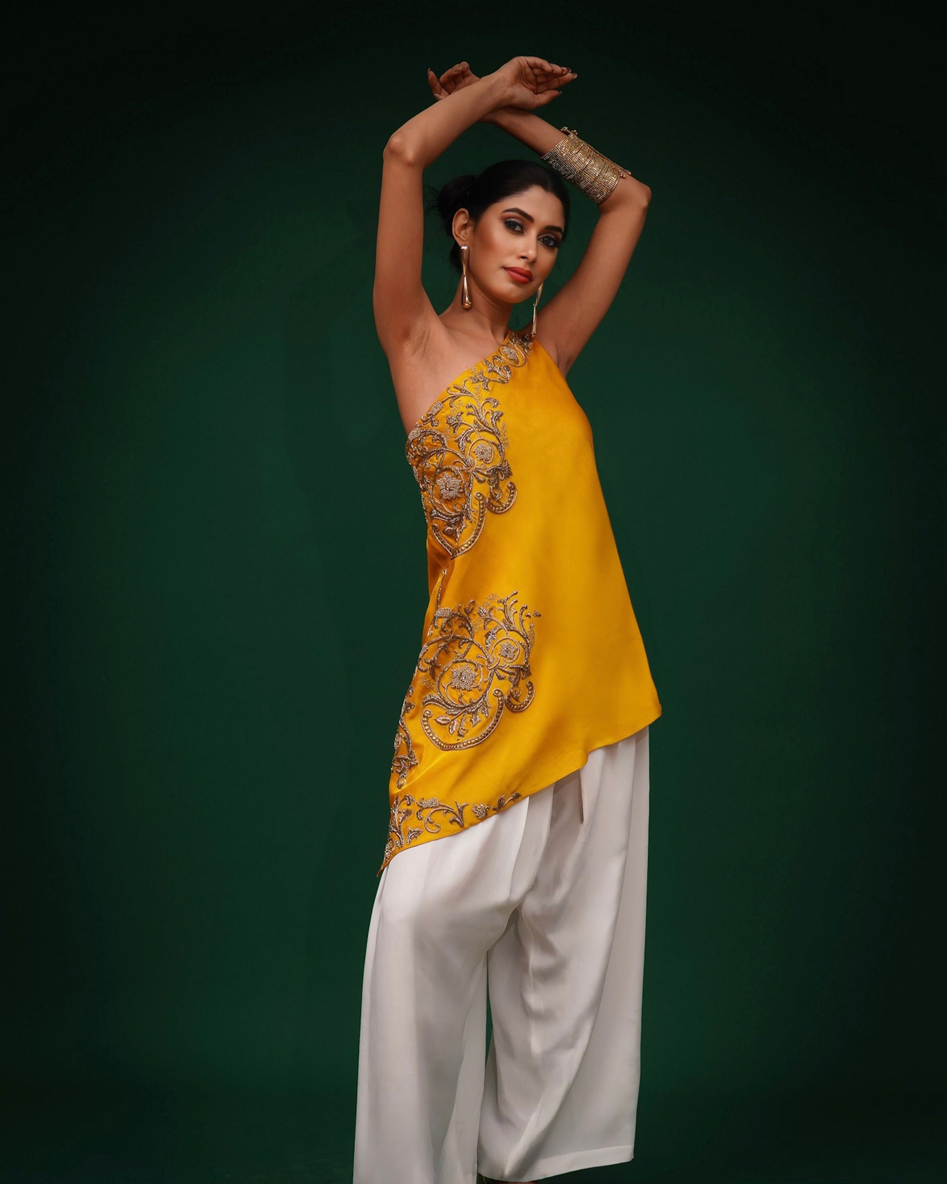"Bleed Yellow" Kurta Set