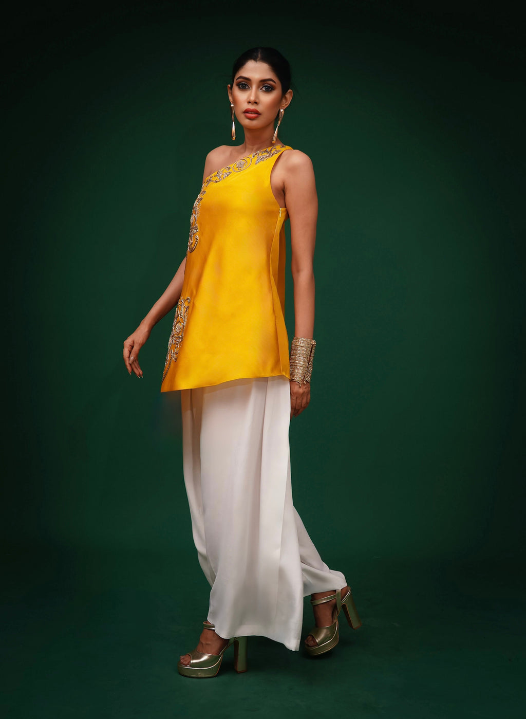 "Bleed Yellow" Kurta Set