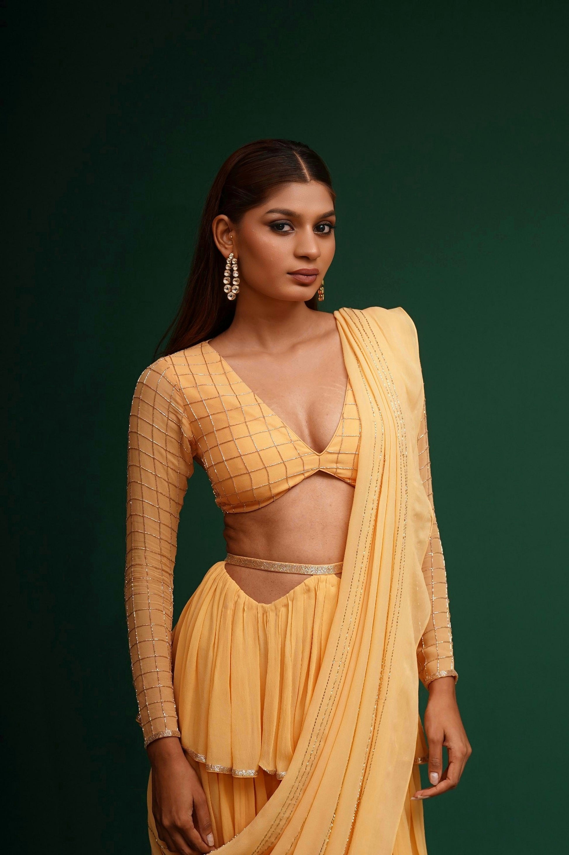 "Marigold Ruffles" 3-Piece Set