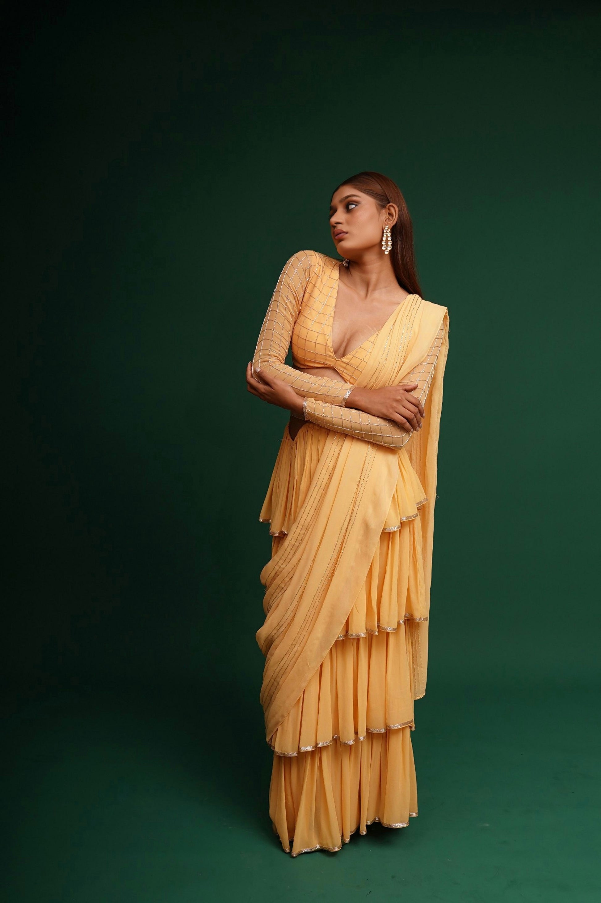 "Marigold Ruffles" 3-Piece Set