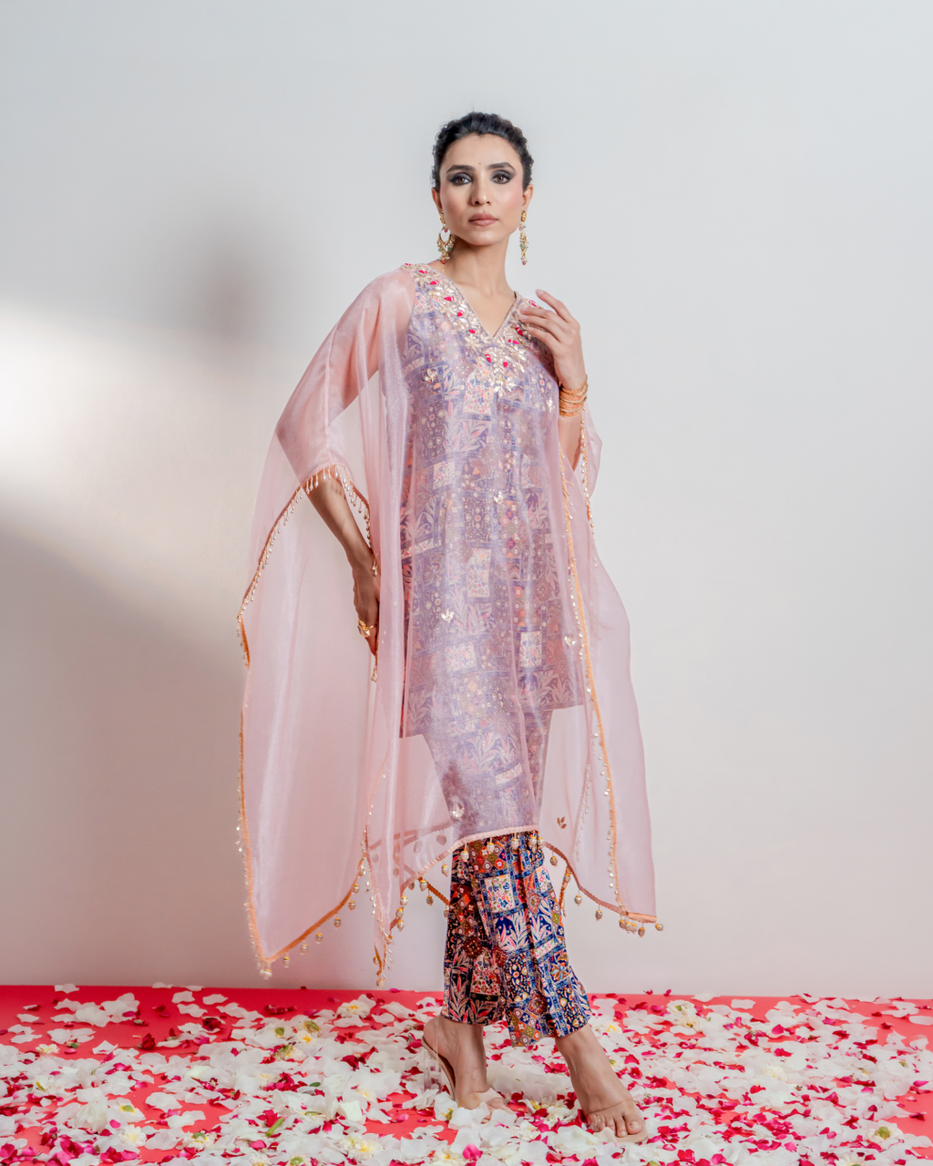 "Mastani" Kaftan Style Co-ord Set