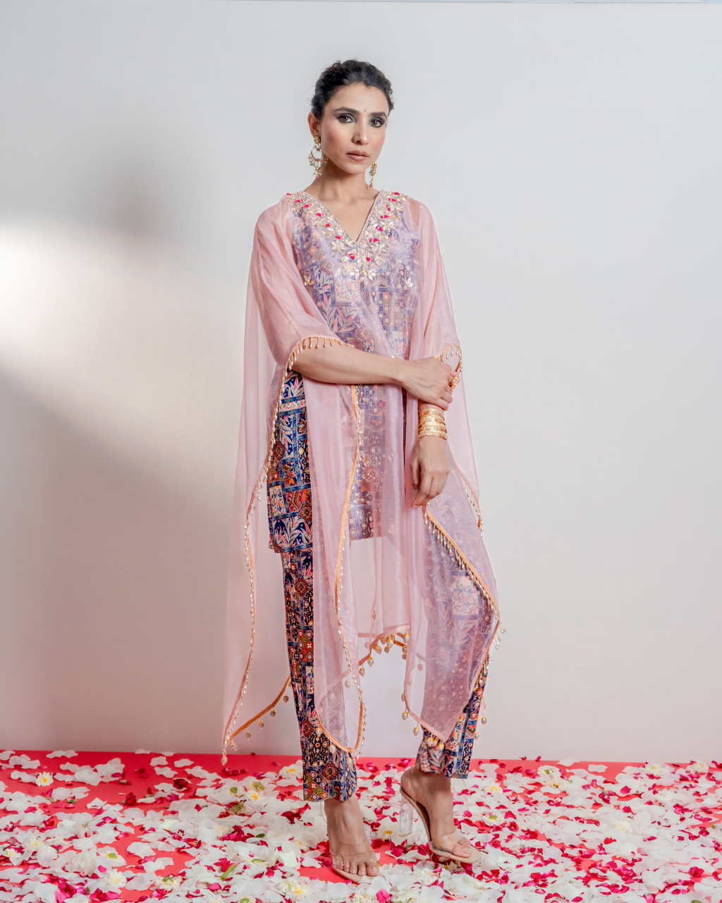 "Mastani" Kaftan Style Co-ord Set