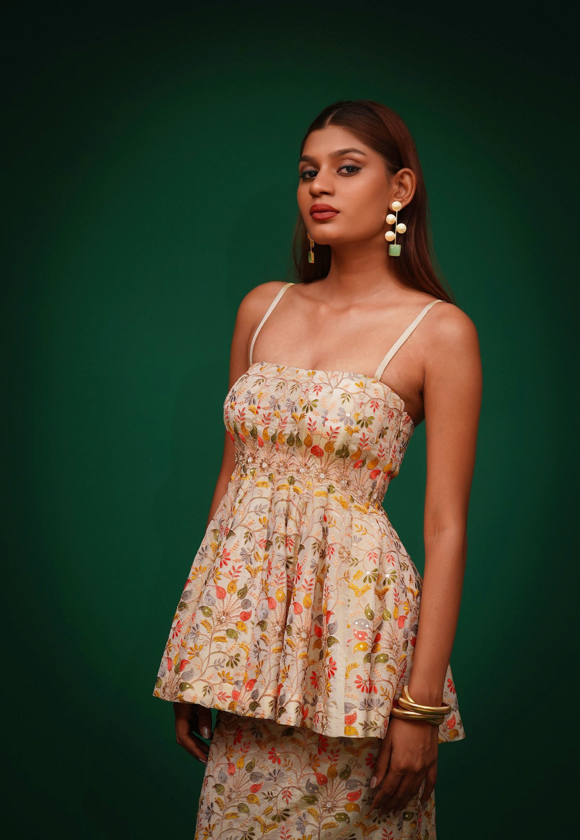 "Peplum State of Mind" Two-Piece Set