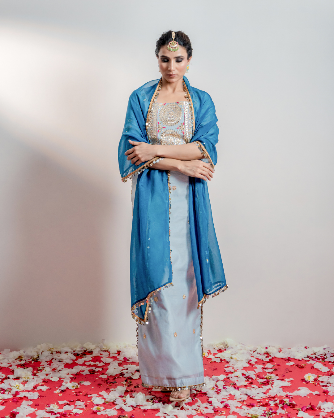 "Neel" Straight Kaftan Dress
