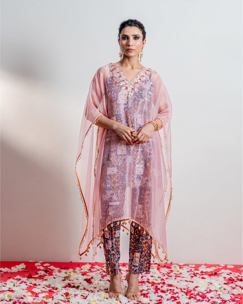 "Mastani" Kaftan Style Co-ord Set