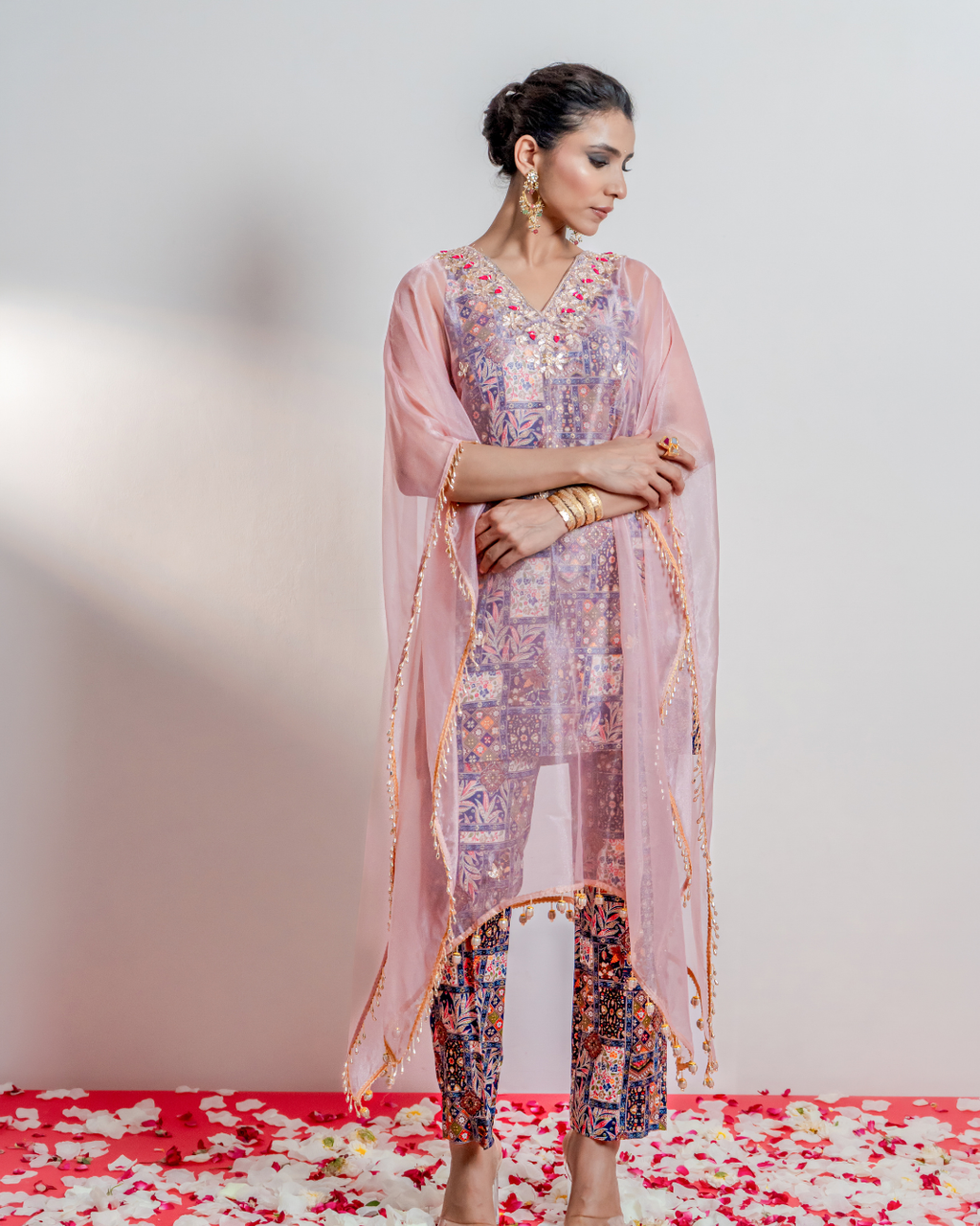 "Mastani" Kaftan Style Co-ord Set