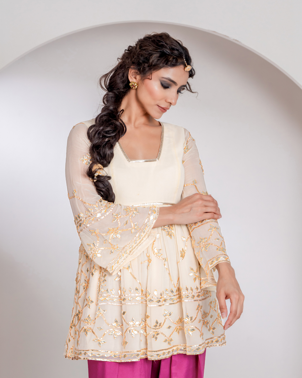 "Ujali" Kurta with Farshi Pants