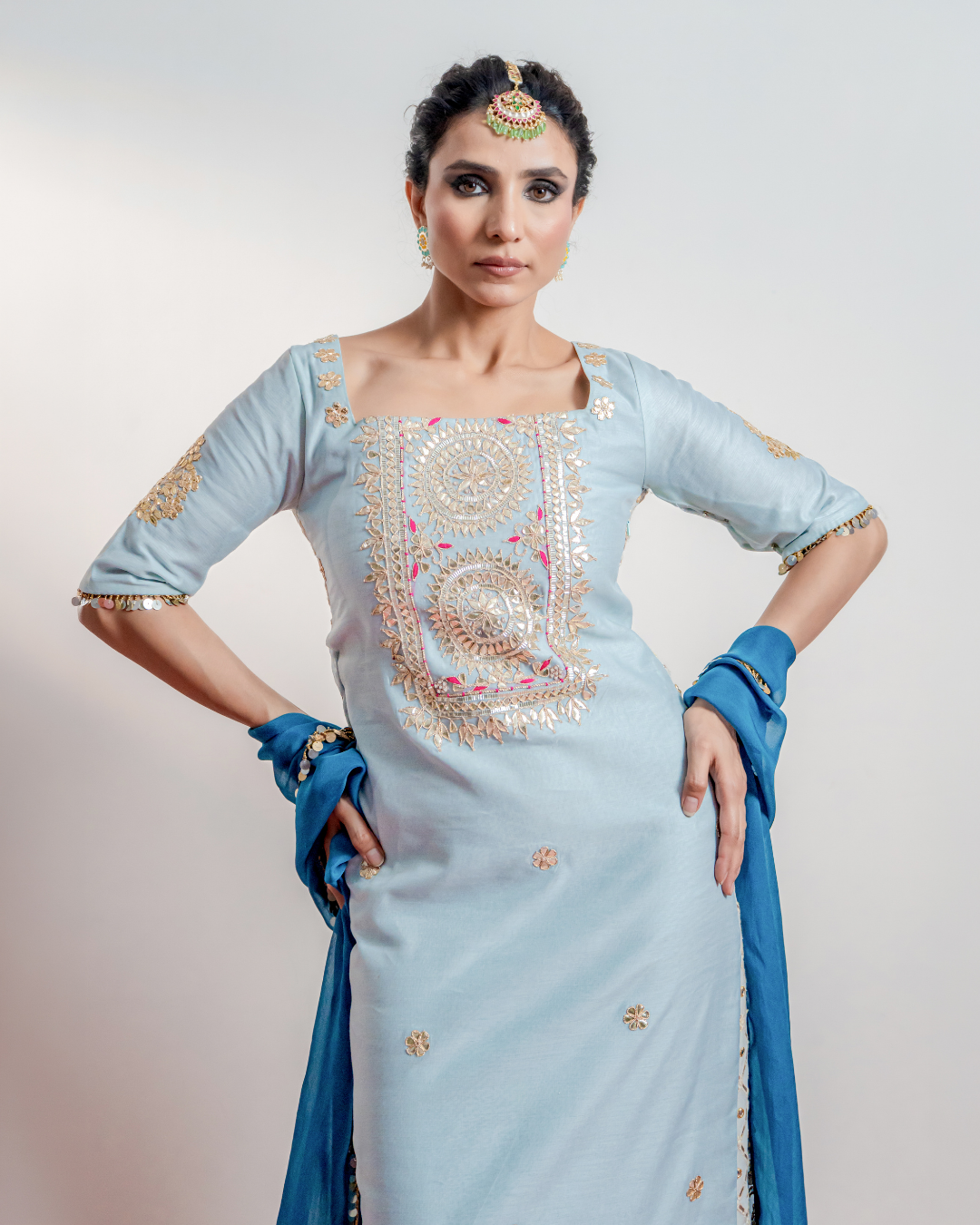 "Neel" Straight Kaftan Dress
