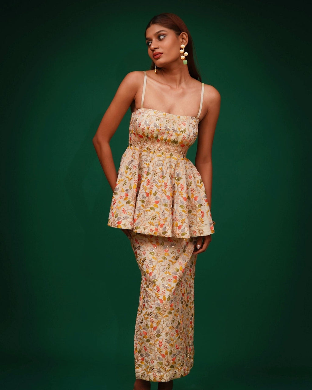 "Peplum State of Mind" Two-Piece Set