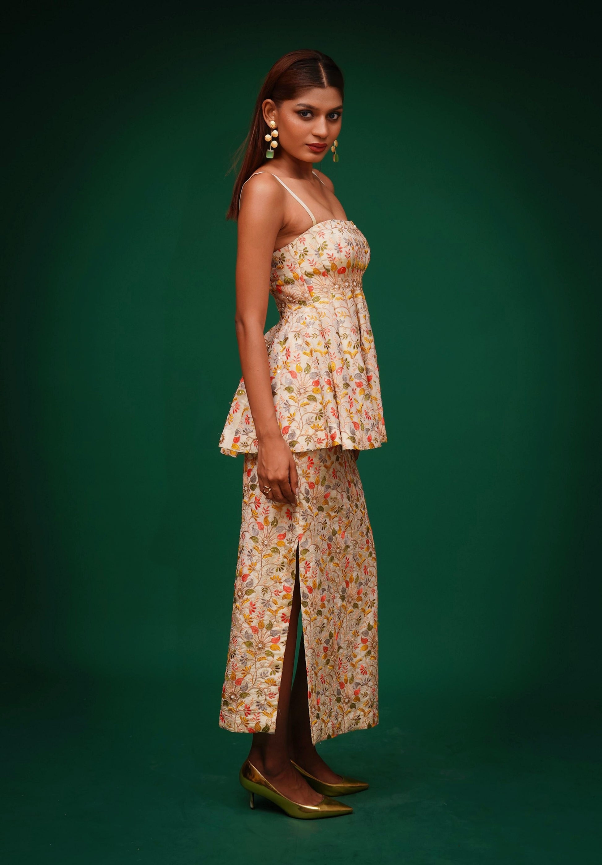 "Peplum State of Mind" Two-Piece Set