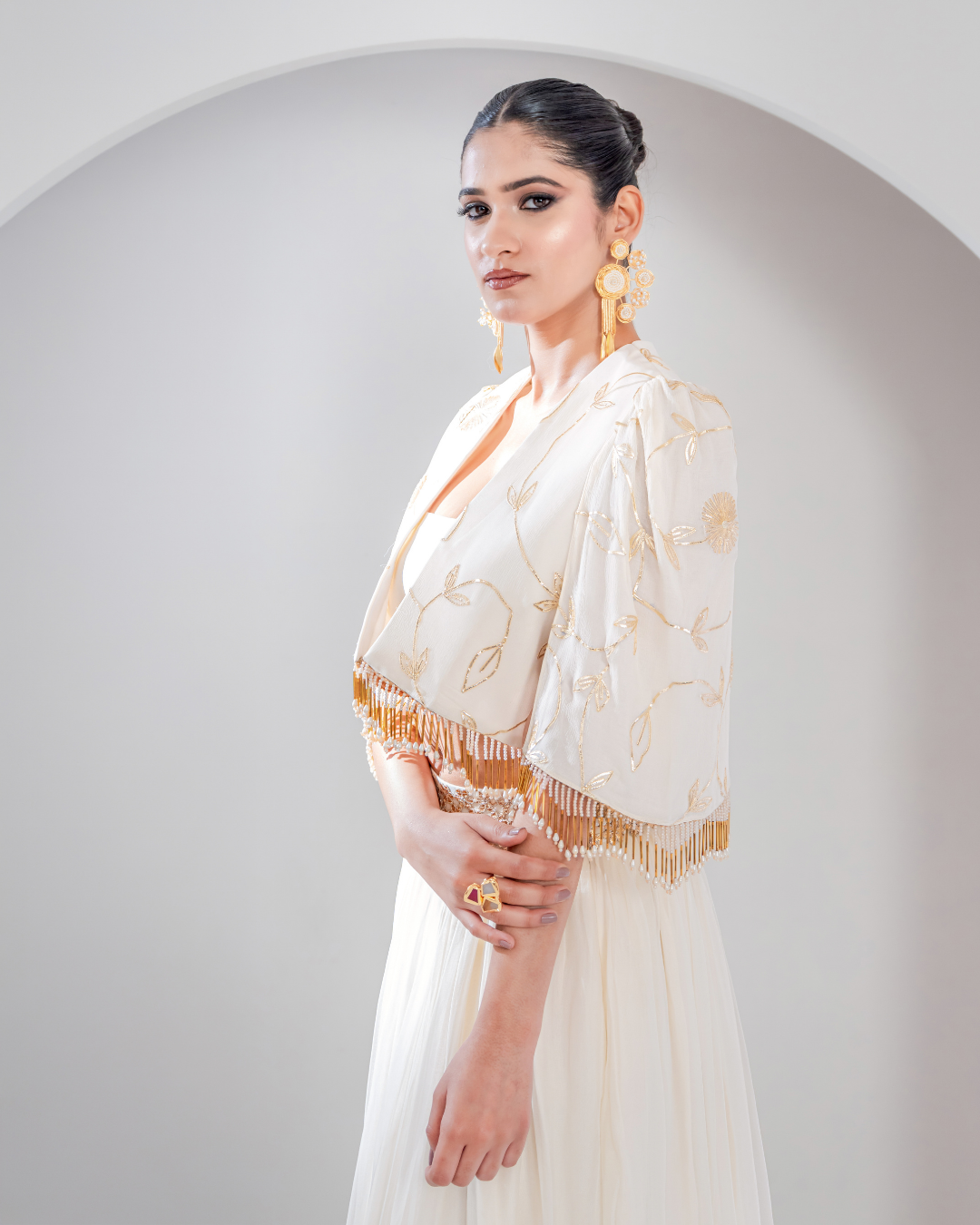 "Sunehri" Skirt & Jacket Set