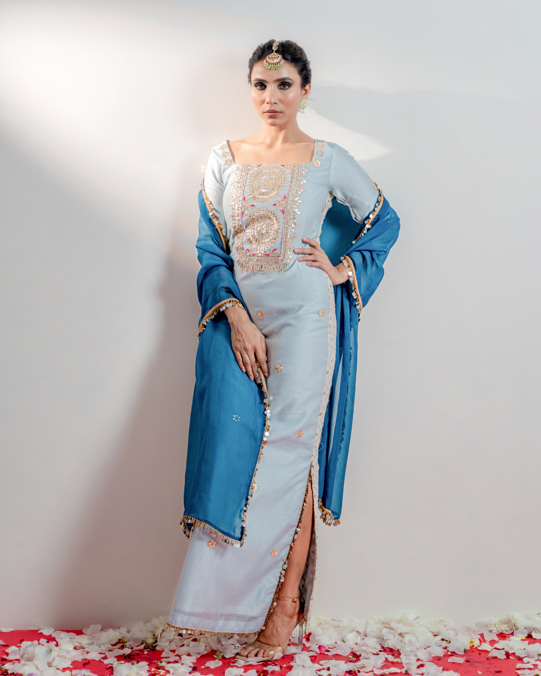 "Neel" Straight Kaftan Dress