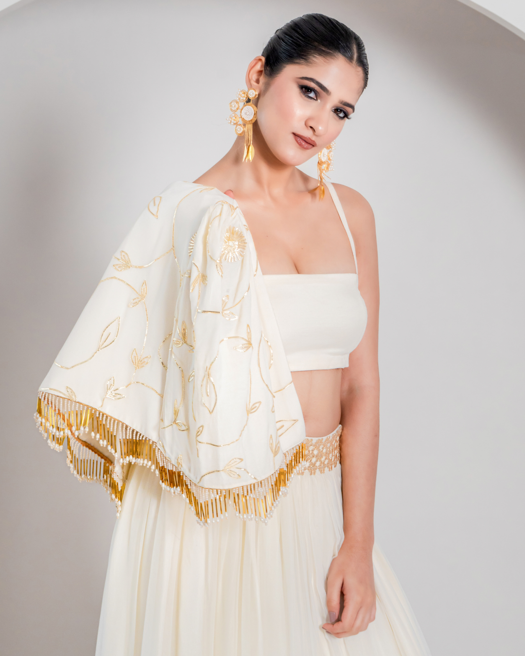 "Sunehri" Skirt & Jacket Set