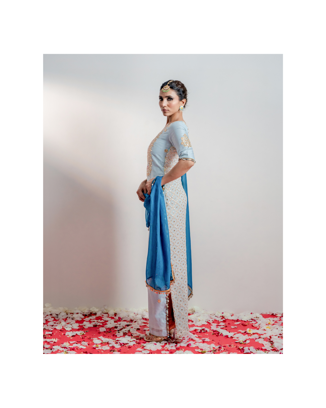 "Neel" Straight Kaftan Dress