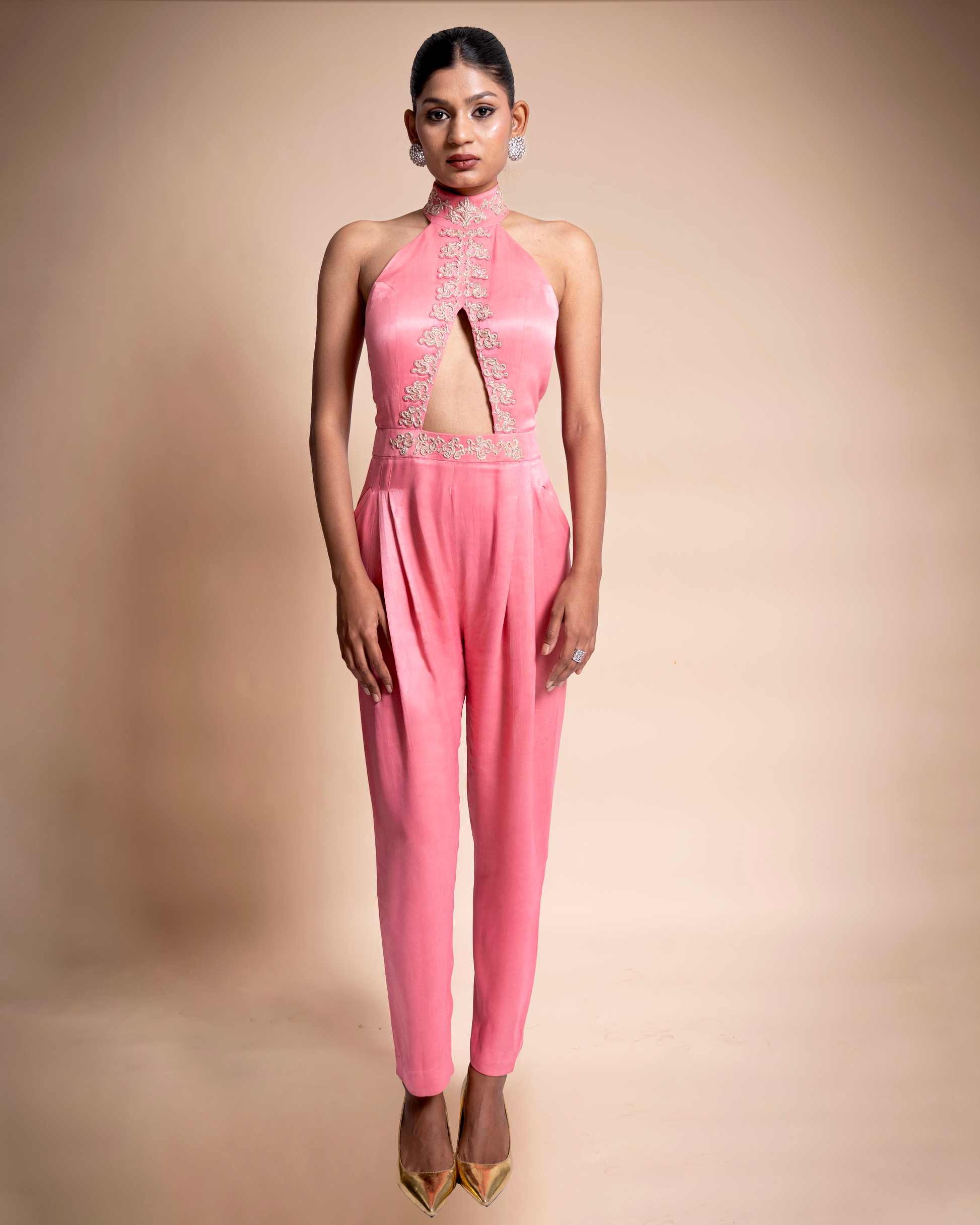 "Midnight at Rose Bar" Jumpsuit