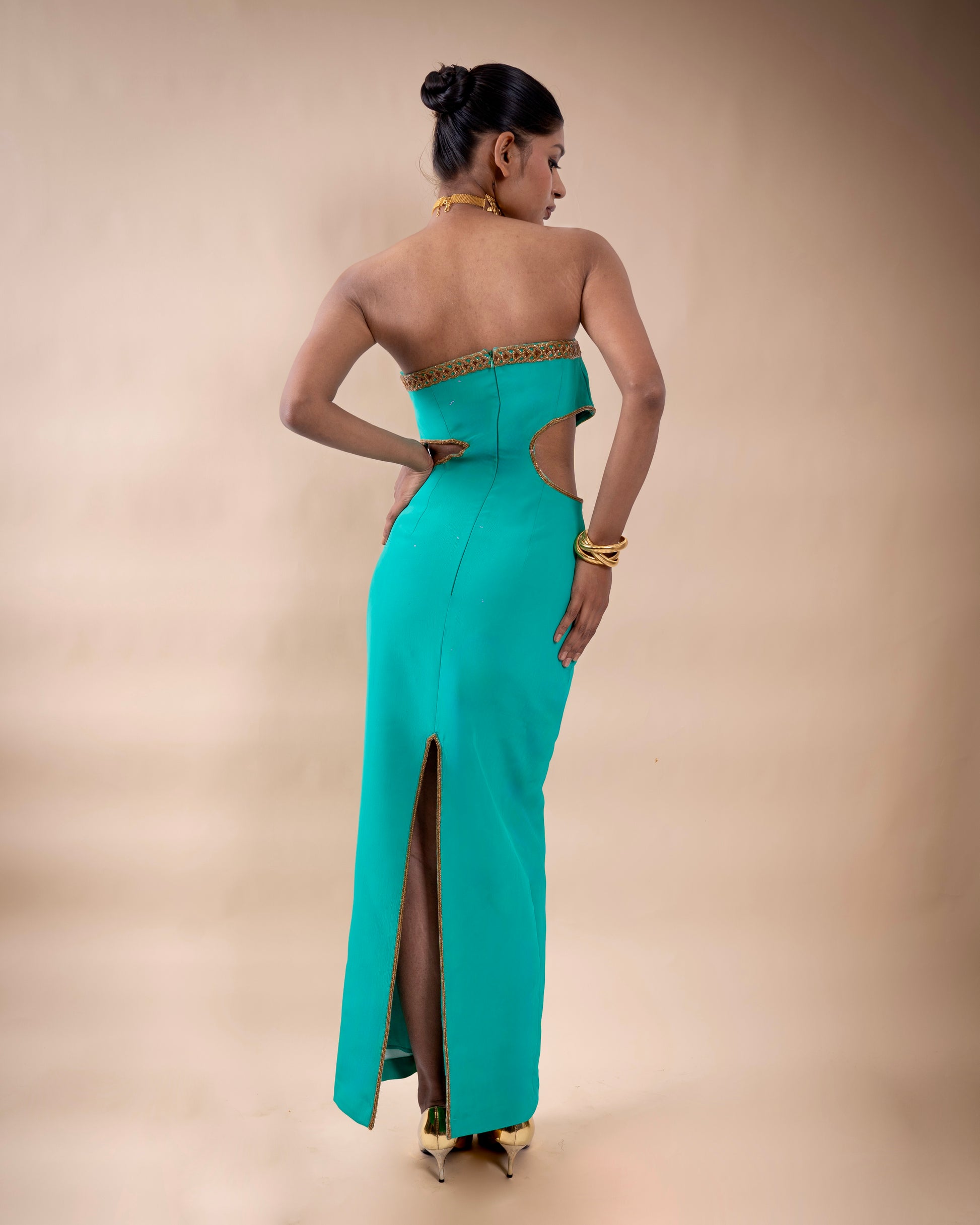 “Queen of the Nile” Sculpted Dress