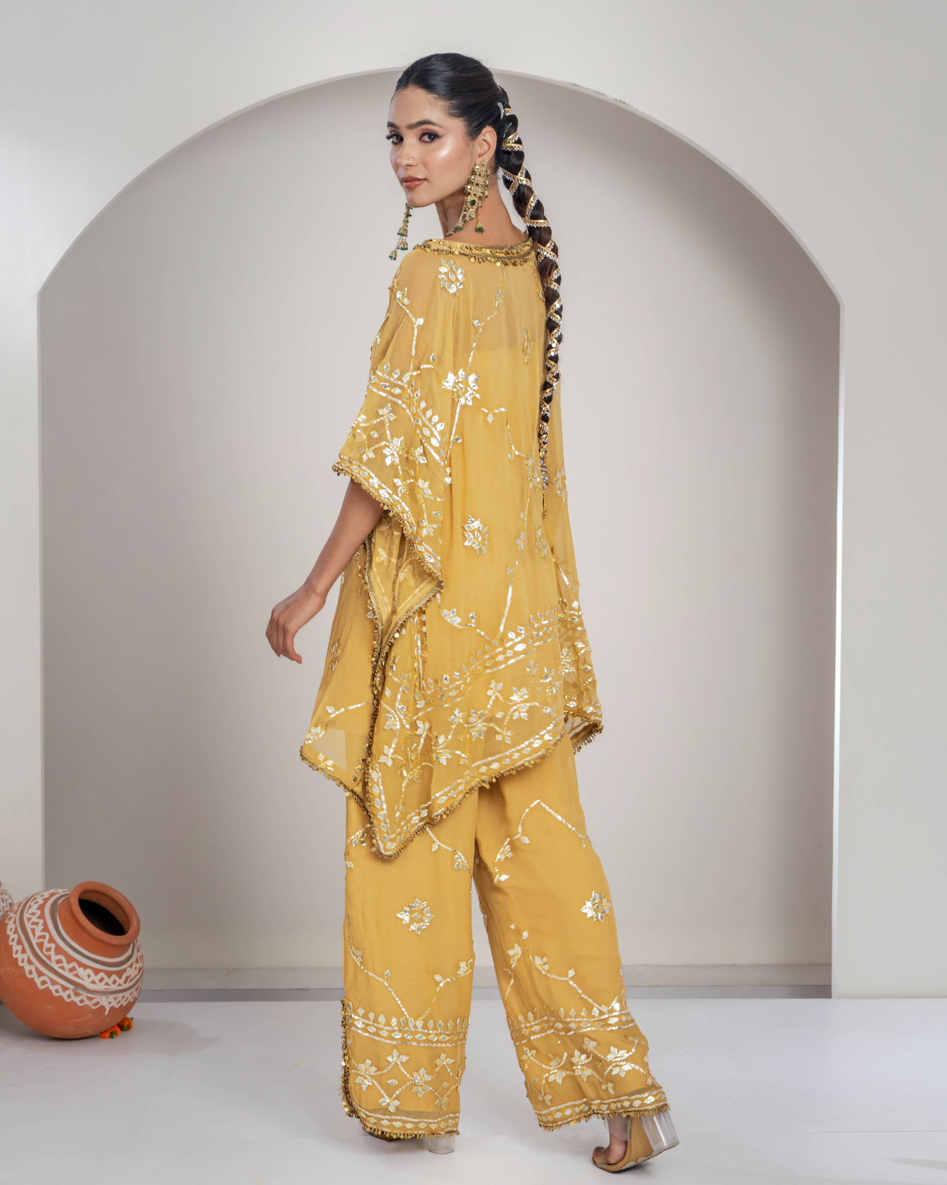 "Sohna" Kaftan style Co-ord Set