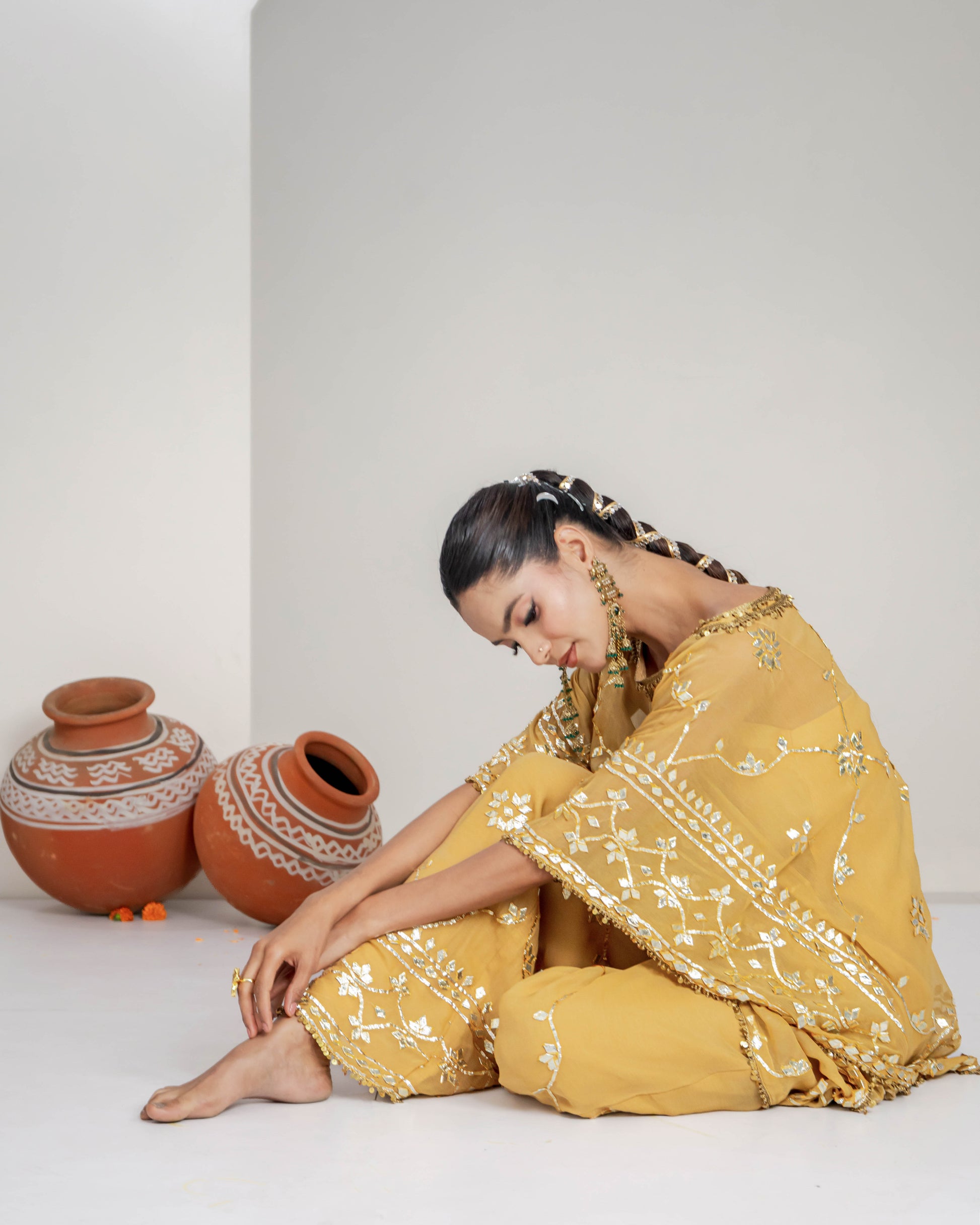 "Sohna" Kaftan style Co-ord Set