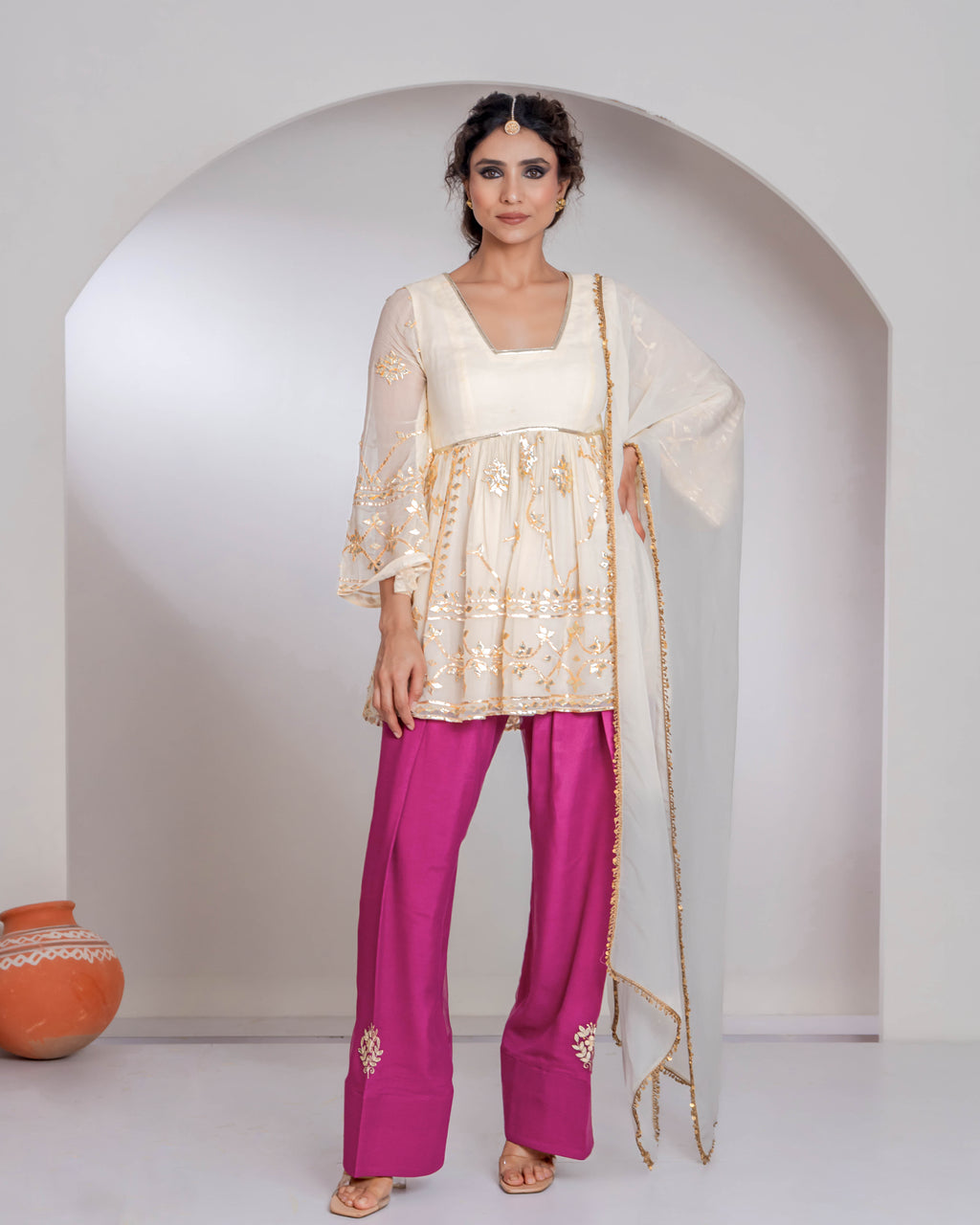 "Ujali" Kurta with Farshi Pants