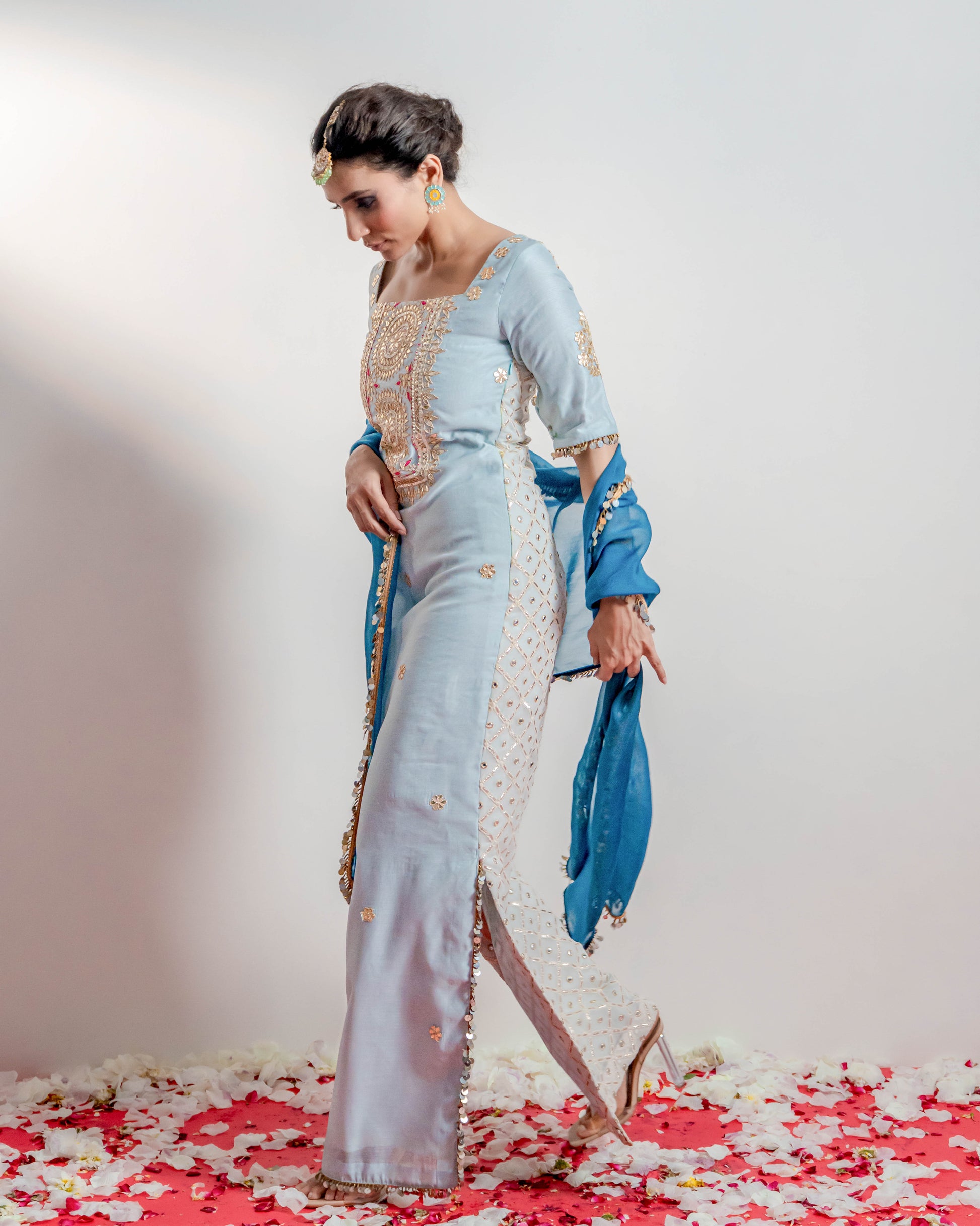 "Neel" Straight Kaftan Dress