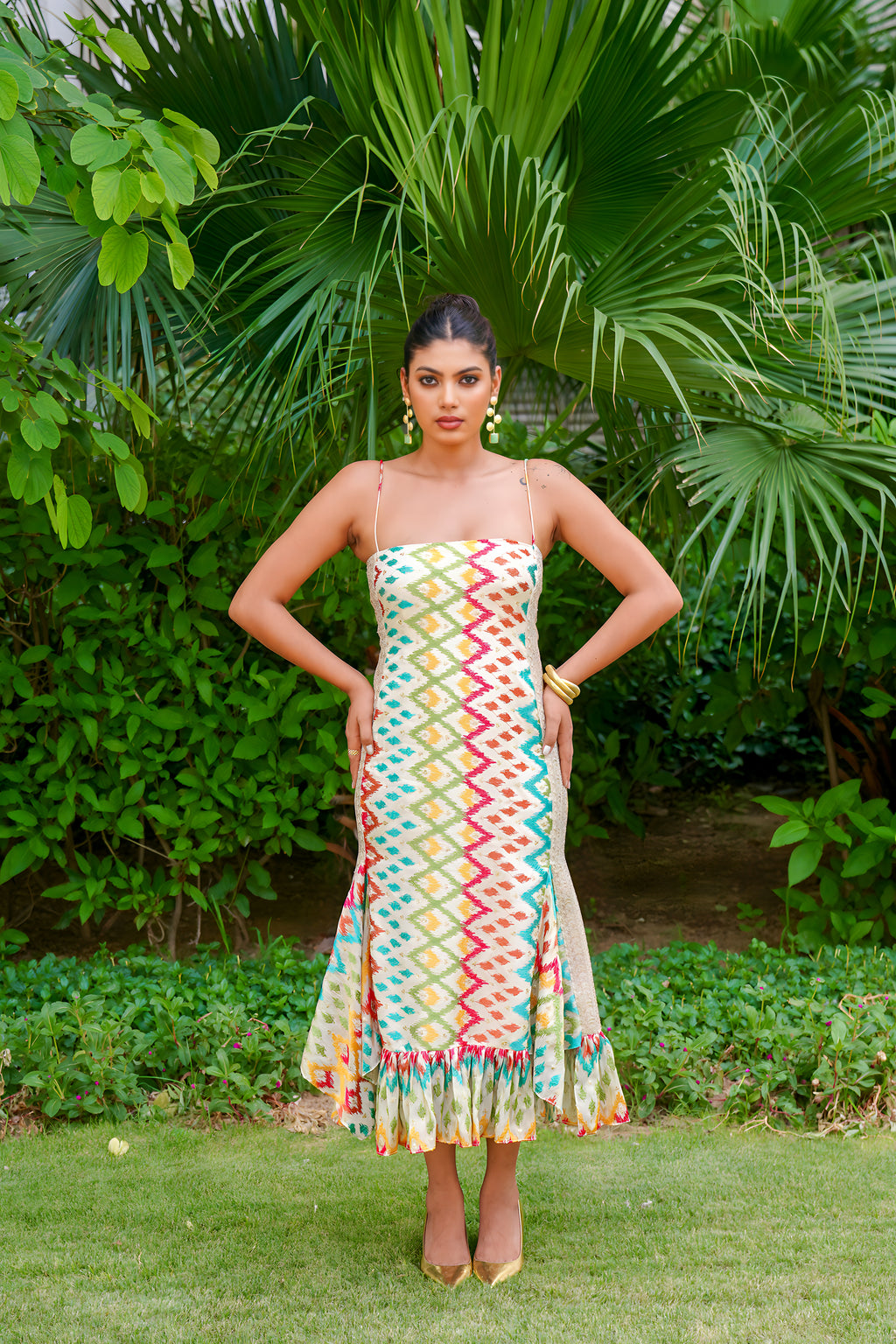 "Mudmee Ikat" Dress
