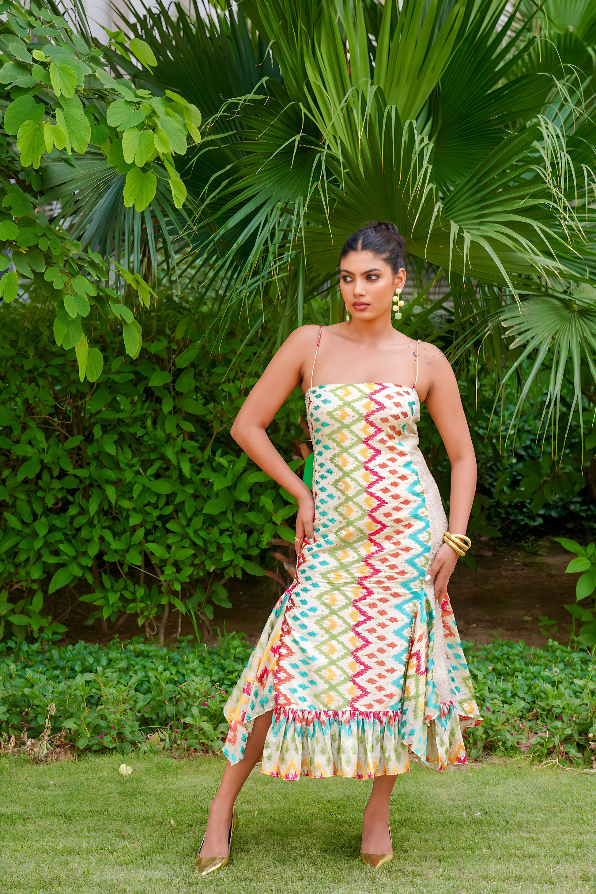 "Mudmee Ikat" Dress