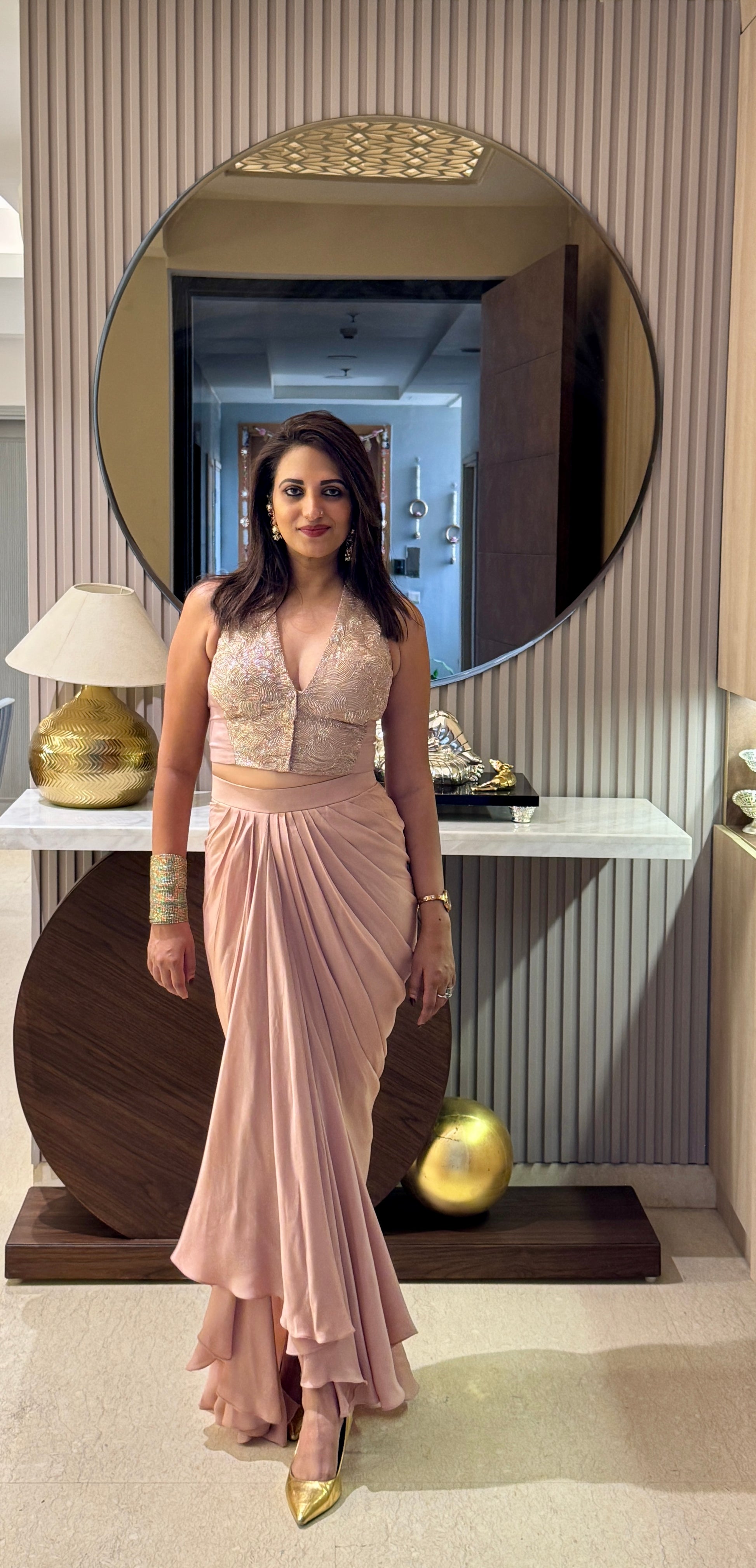 Desert Rose Draped Set