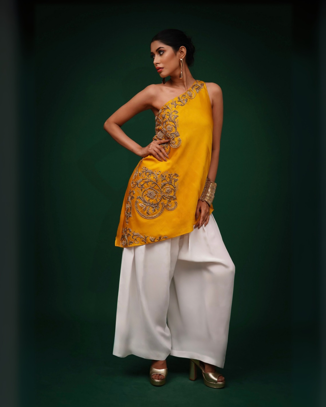 "Bleed Yellow" Kurta Set