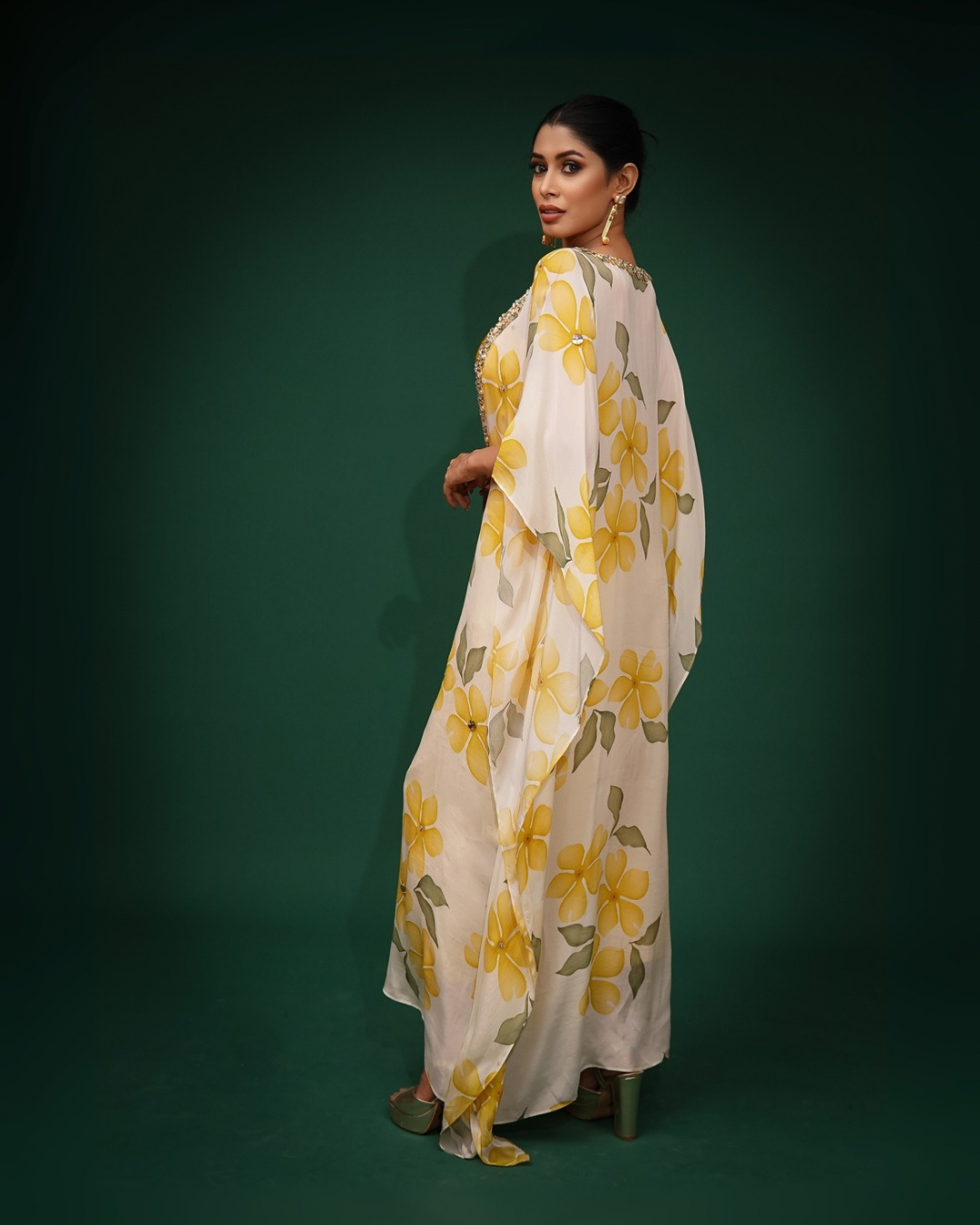 "Opium Bloom" Kaftan with Bustier