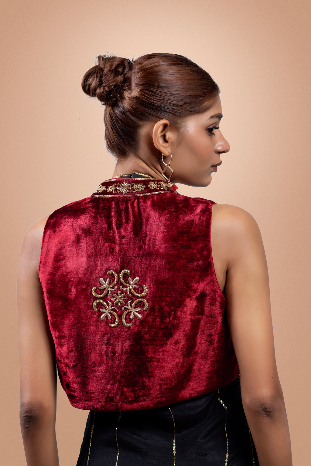 “Haute Bohemian” Bodycon Maxi Dress with Bolero Jacket