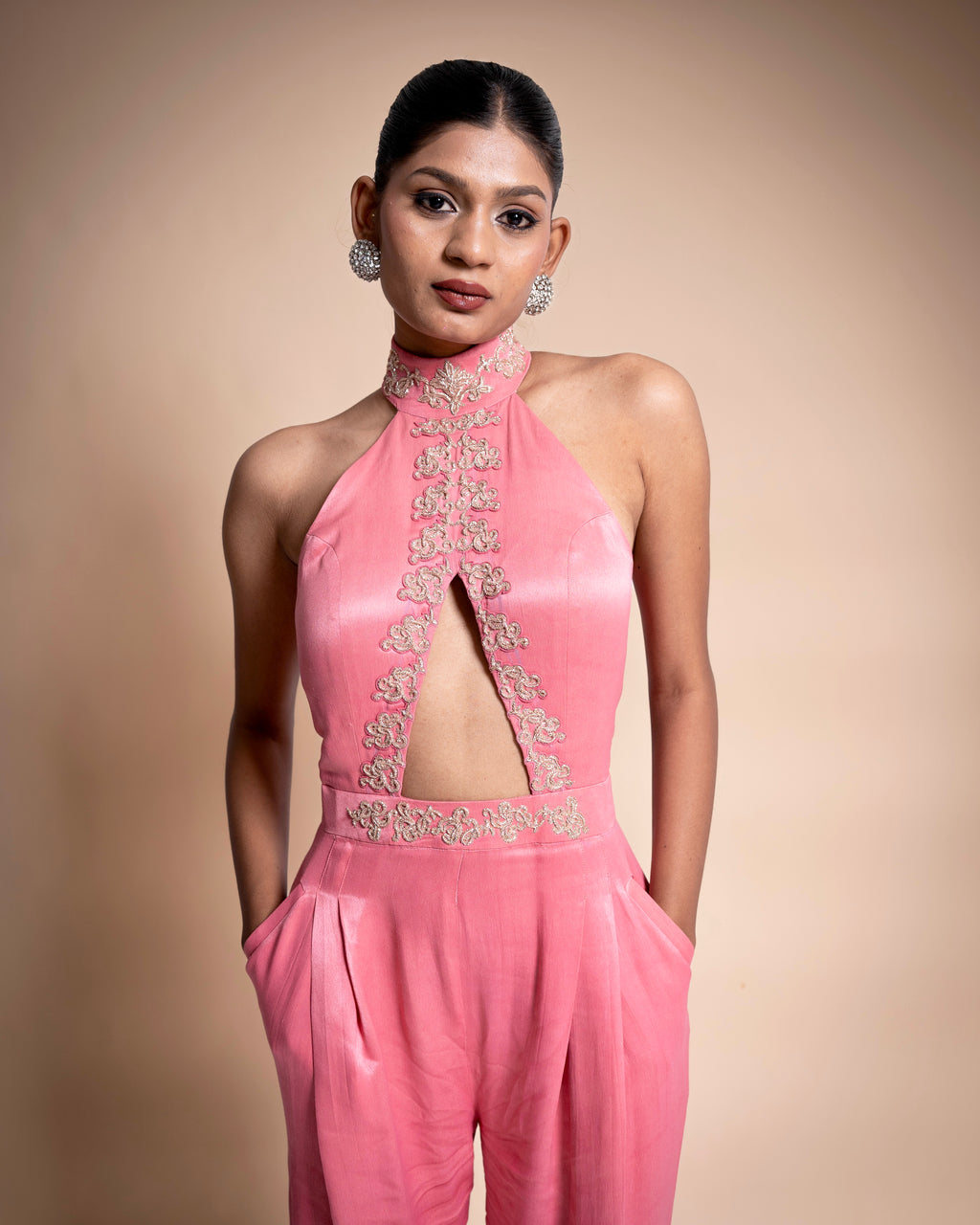 "Midnight at Rose Bar" Jumpsuit