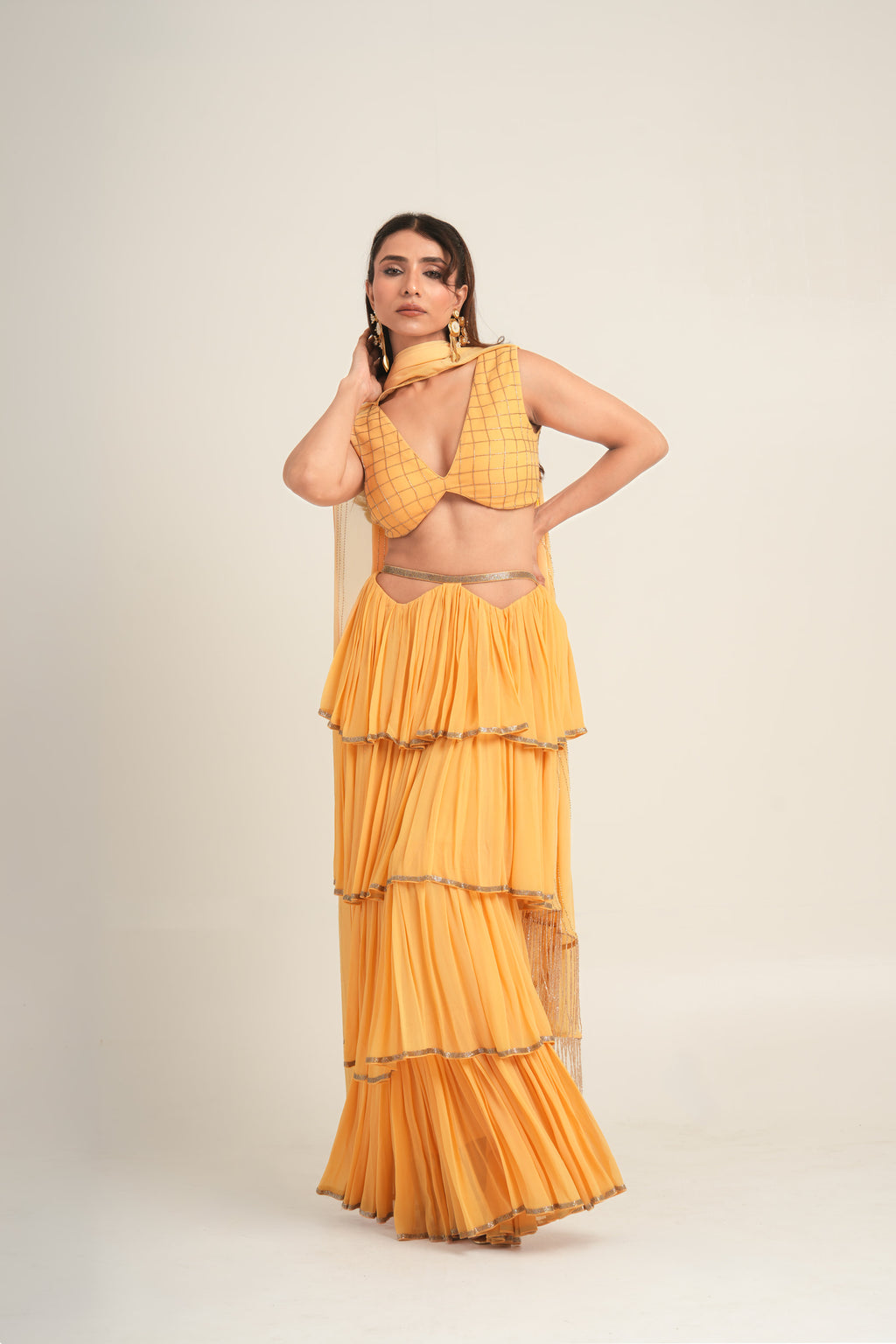 "Marigold Ruffles" 3-Piece Set