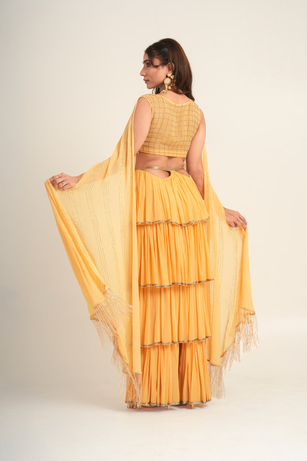 "Marigold Ruffles" 3-Piece Set