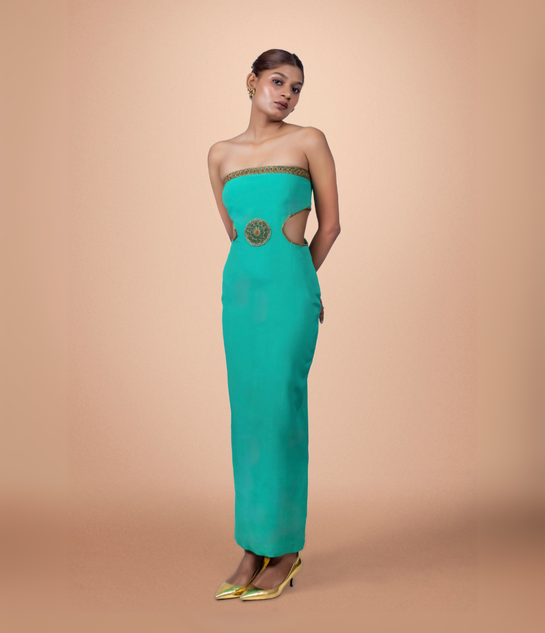 “Queen of the Nile” Sculpted Dress