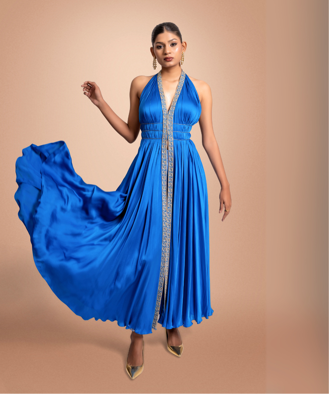 "Lexington Blue" Drape Set