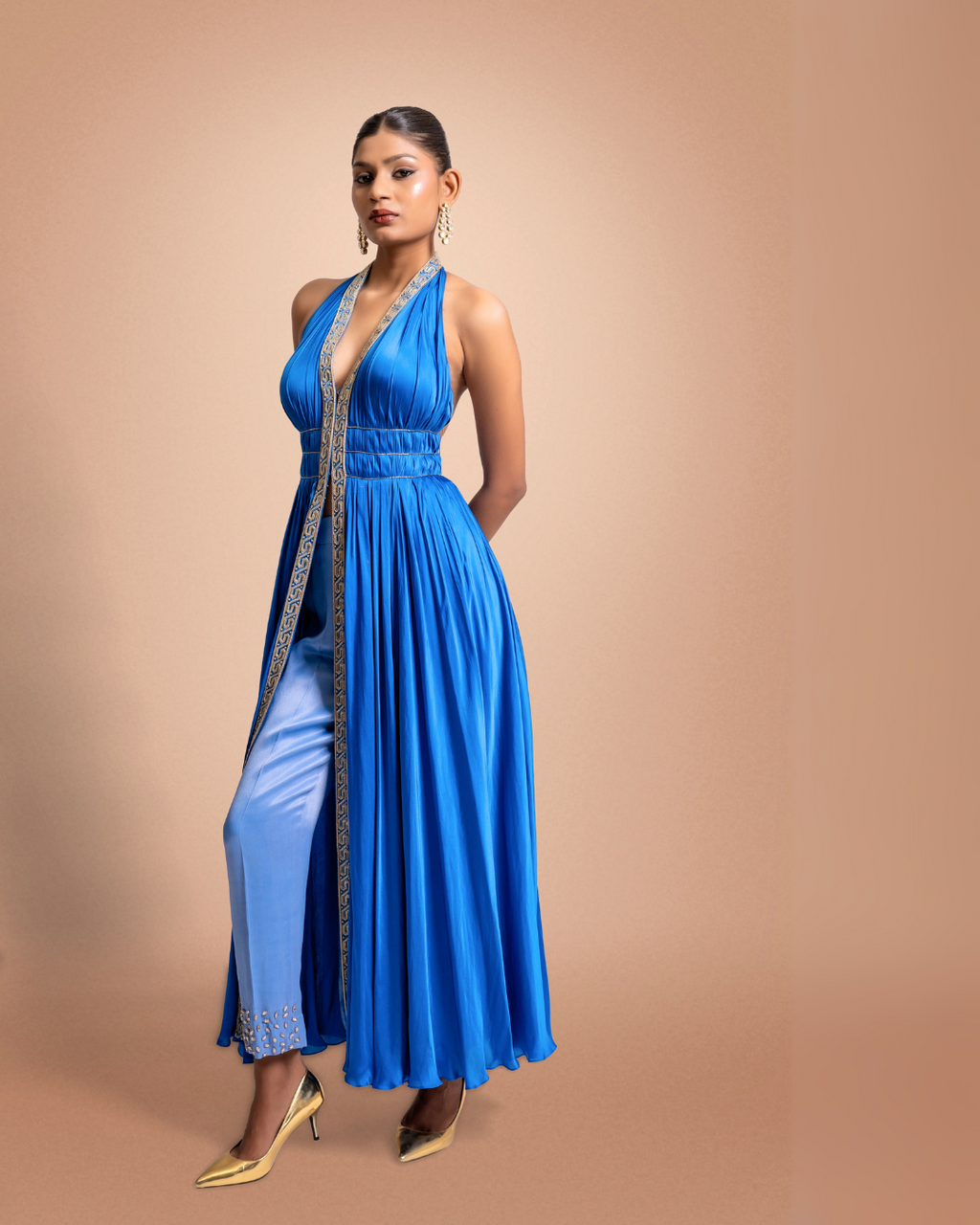 "Lexington Blue" Drape Set