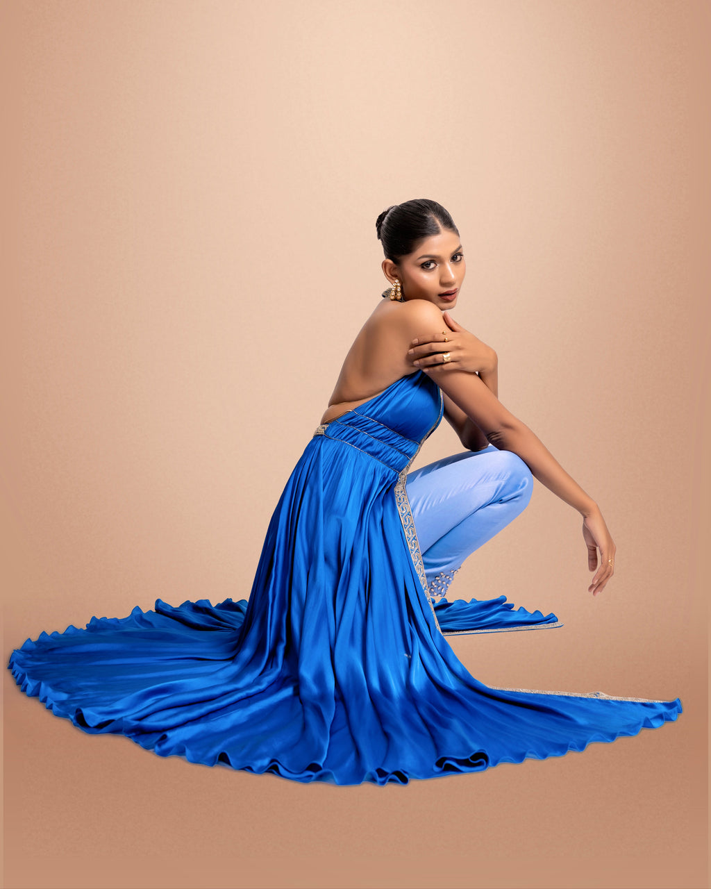 "Lexington Blue" Drape Set