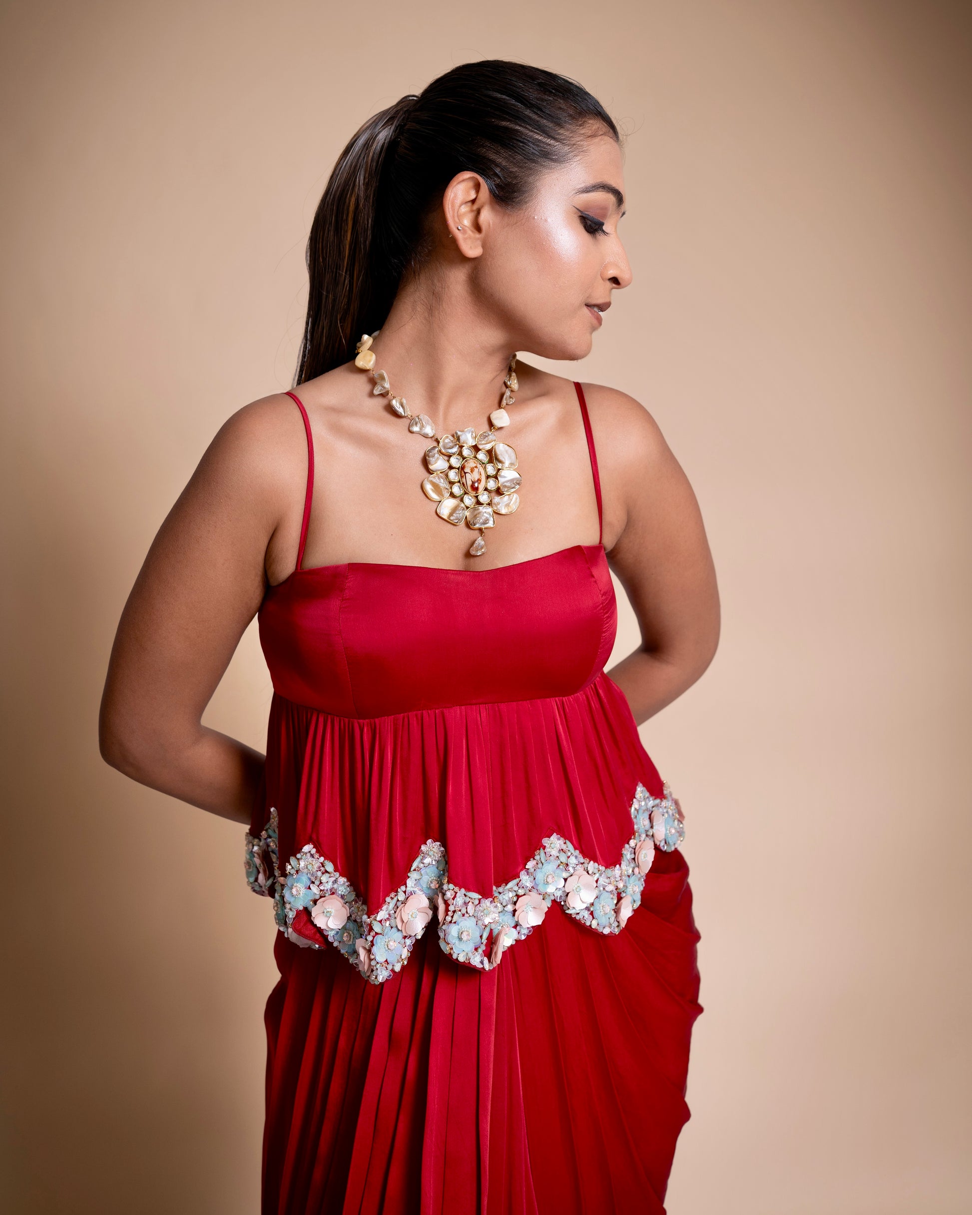 "The Grecian Goddess" Peplum Top