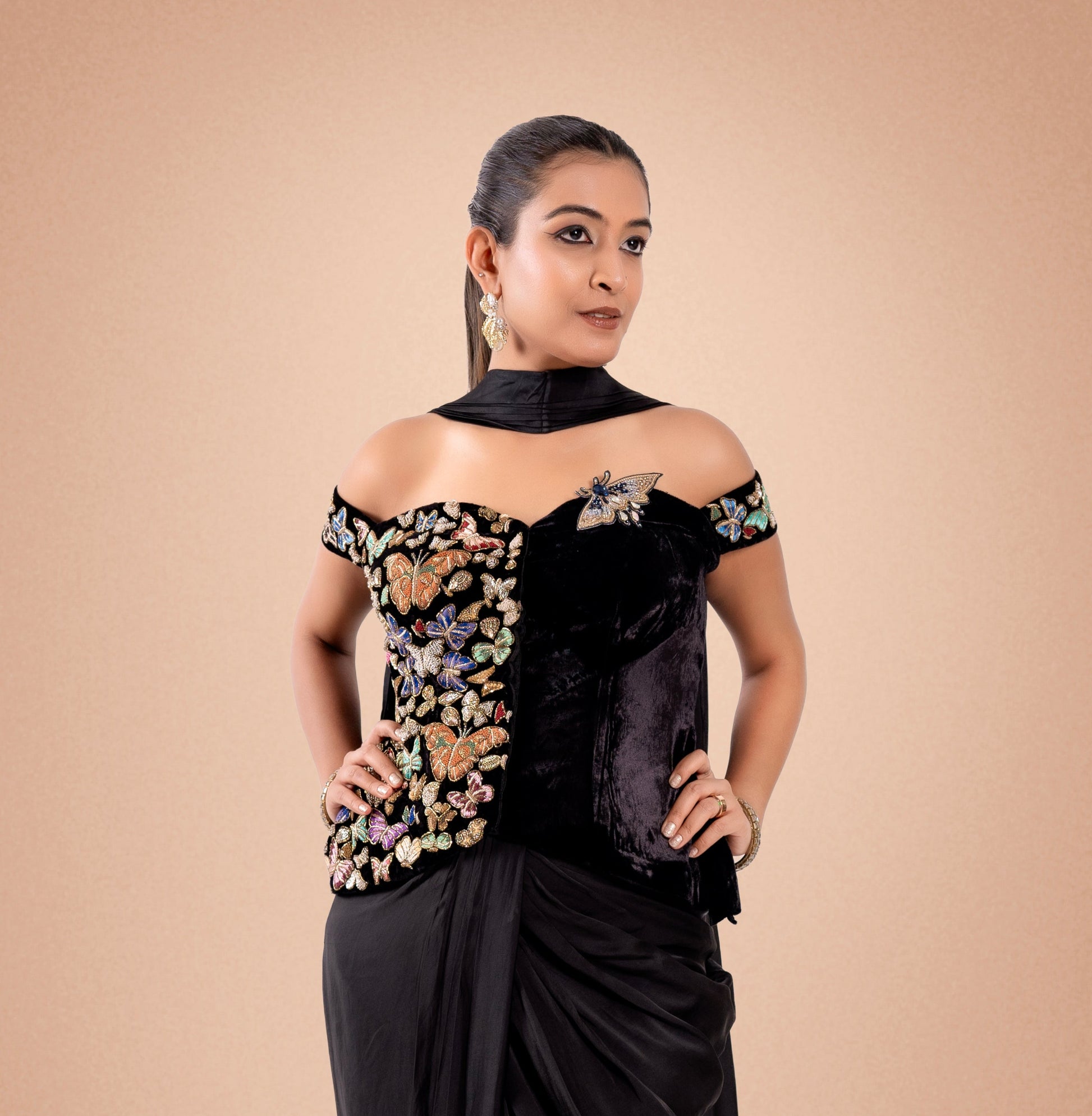 "Moth n Myth" Corset Top