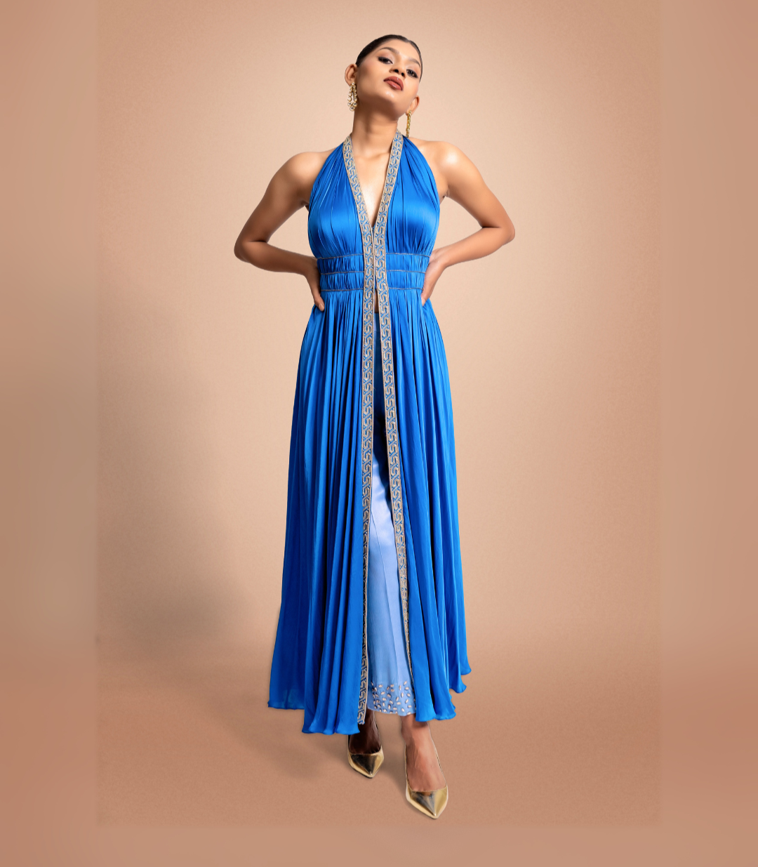 "Lexington Blue" Drape Set