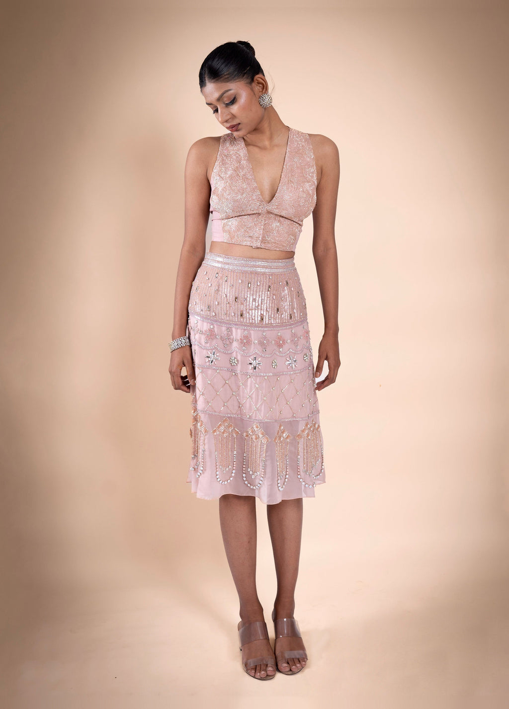 “The Art-Deco” Skirt & Blouse