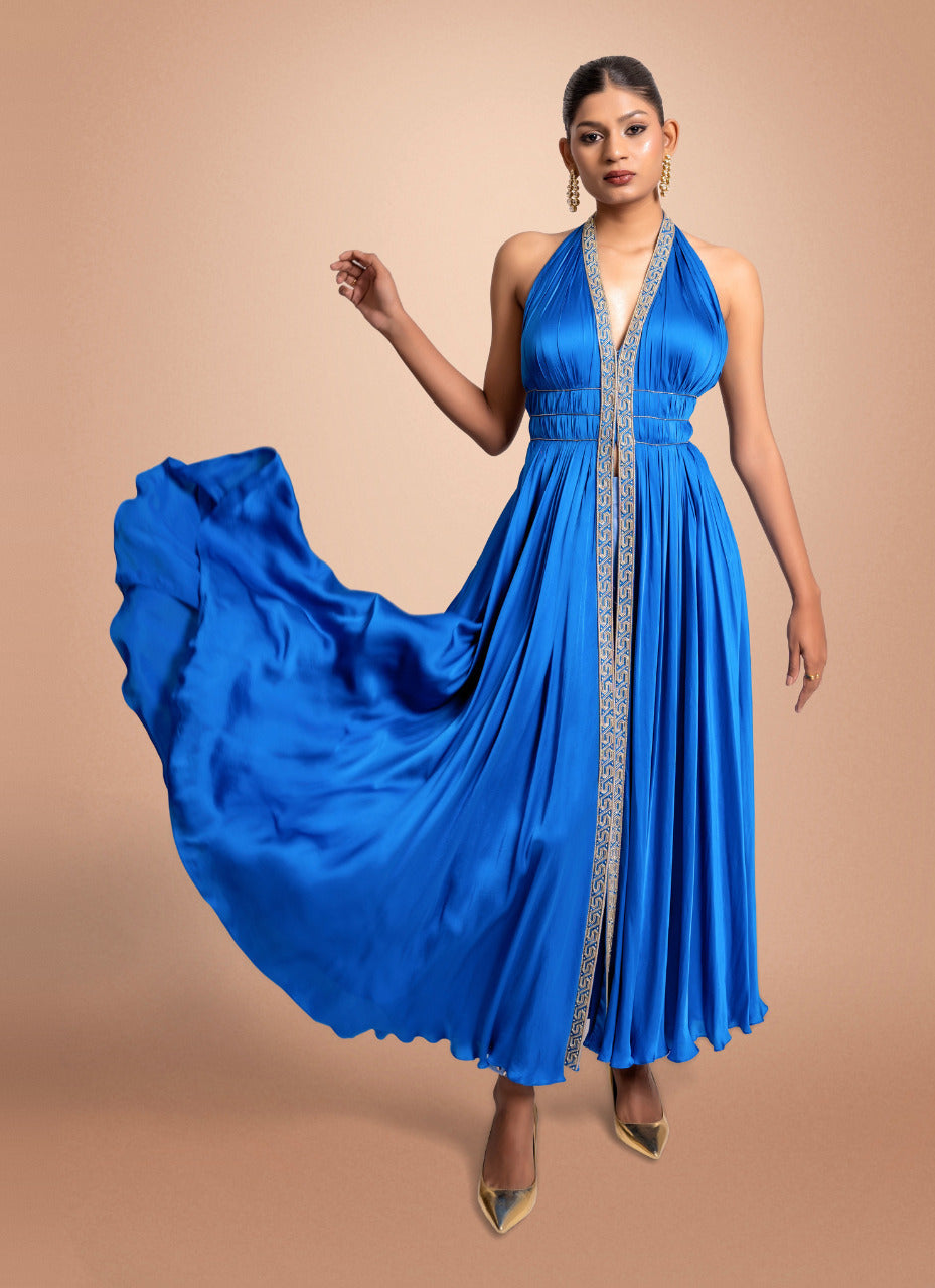 "Lexington Blue" Drape Set